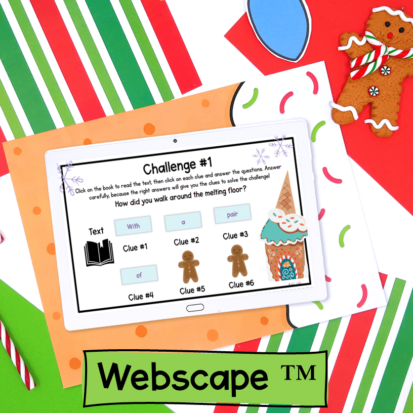 Gingerbread House Reading Escape Room - 4th & 5th Grade Christmas Activity ELA - Image 7
