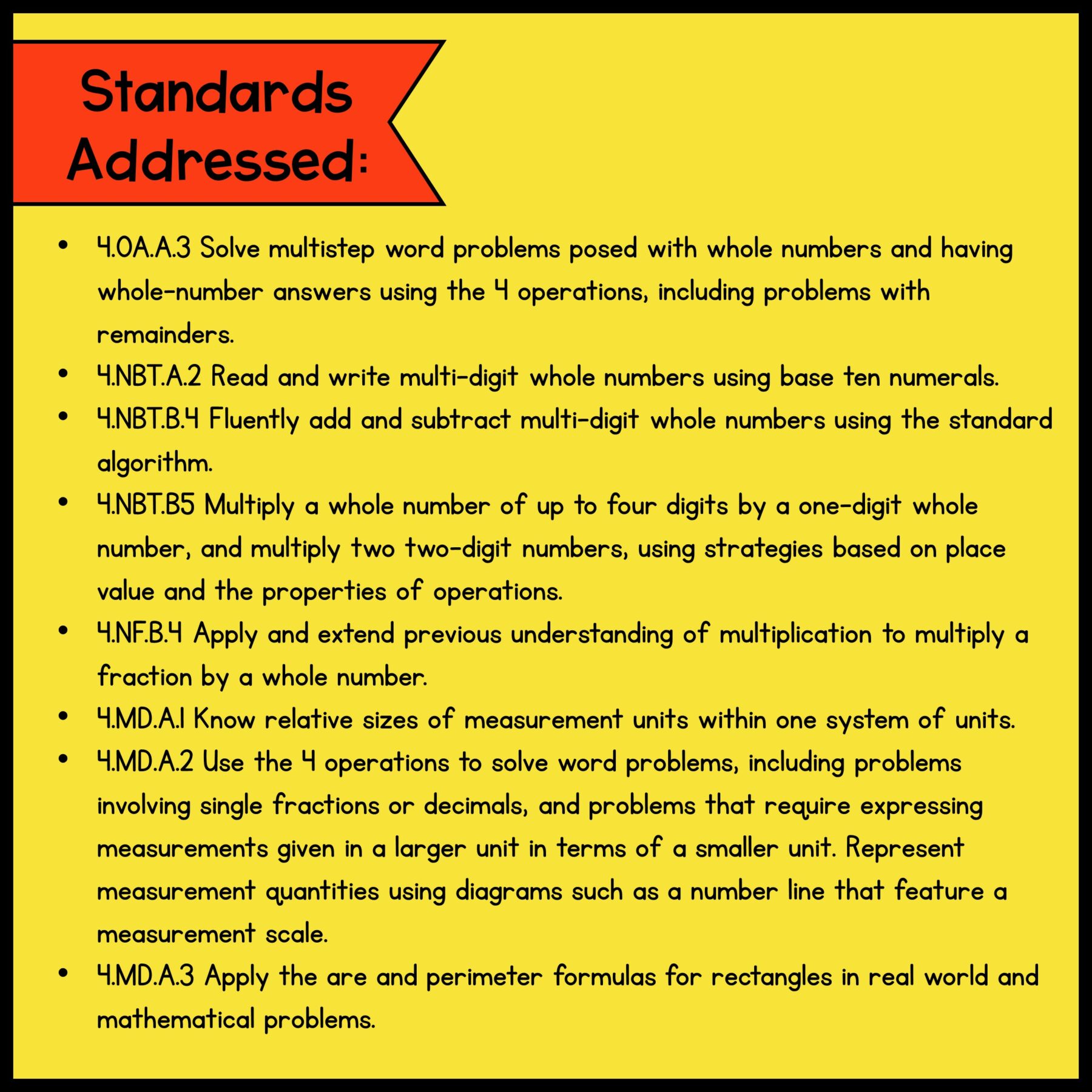 Project Based Learning - 4th Grade Math Bundle #3 - Image 9
