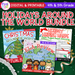 Holidays Around the World BUNDLE - 4th-5th Grade - Digital and Printable Format
