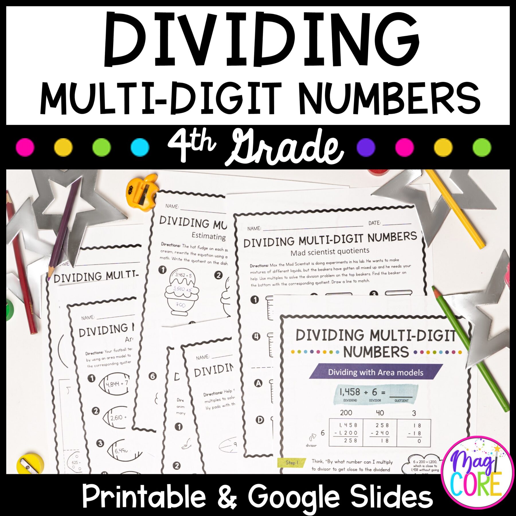 Dividing Multi-Digit Numbers - 4th Grade Math - 4.NBT.B.6