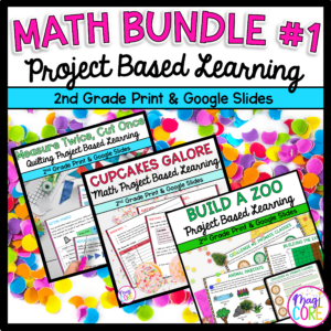 Project Based Learning Math Bundle #1 - 2nd Grade Math PBL