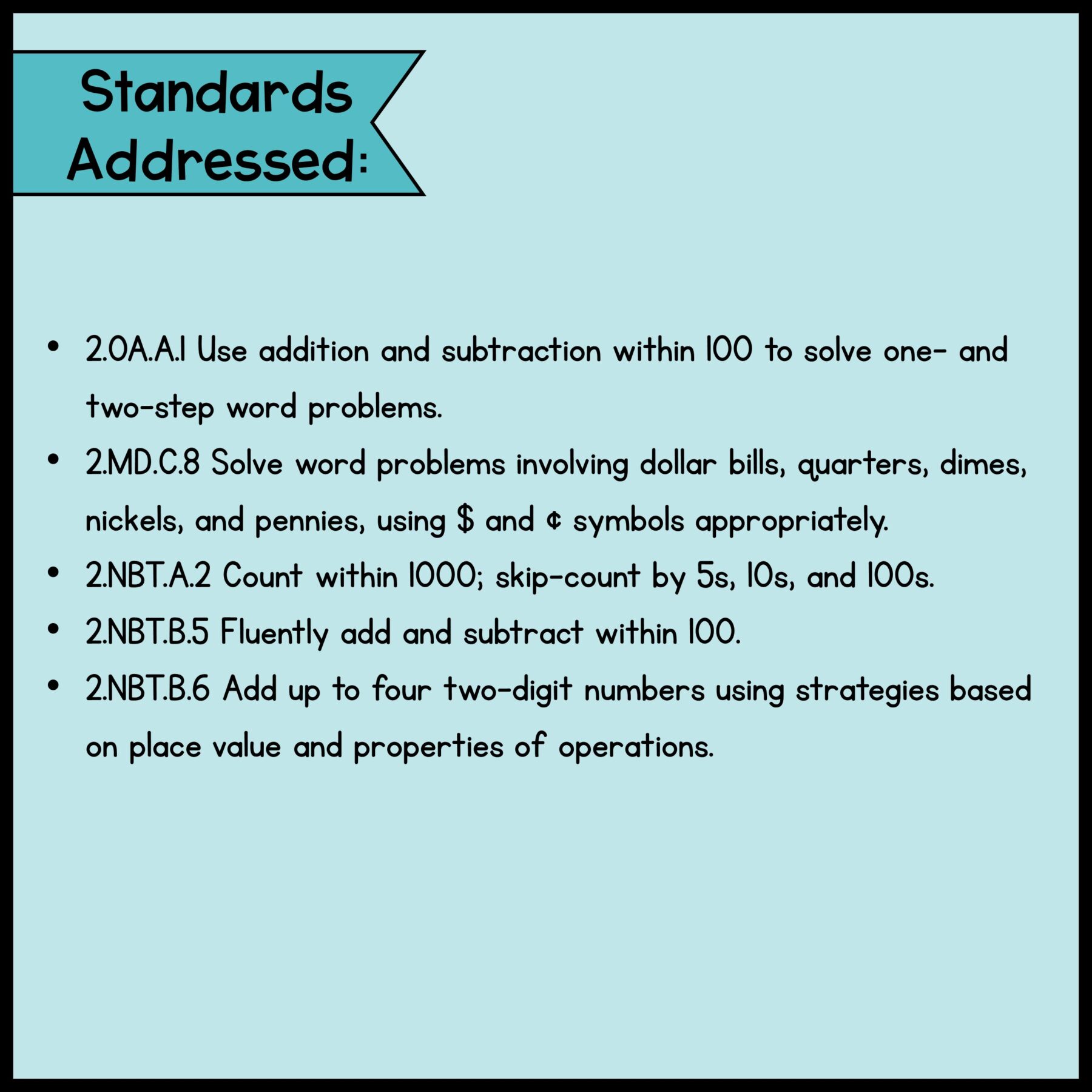 Project Based Learning – 2nd Grade Math Bundle #3 - Image 14
