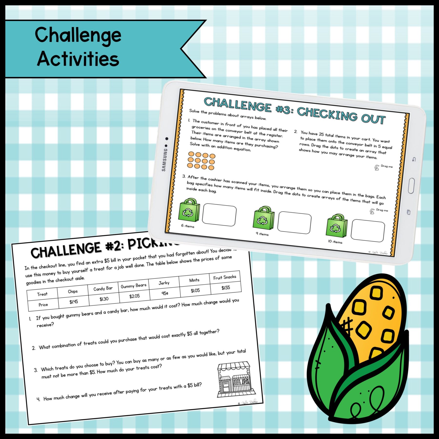 Project Based Learning – 2nd Grade Math Bundle #3 - Image 17