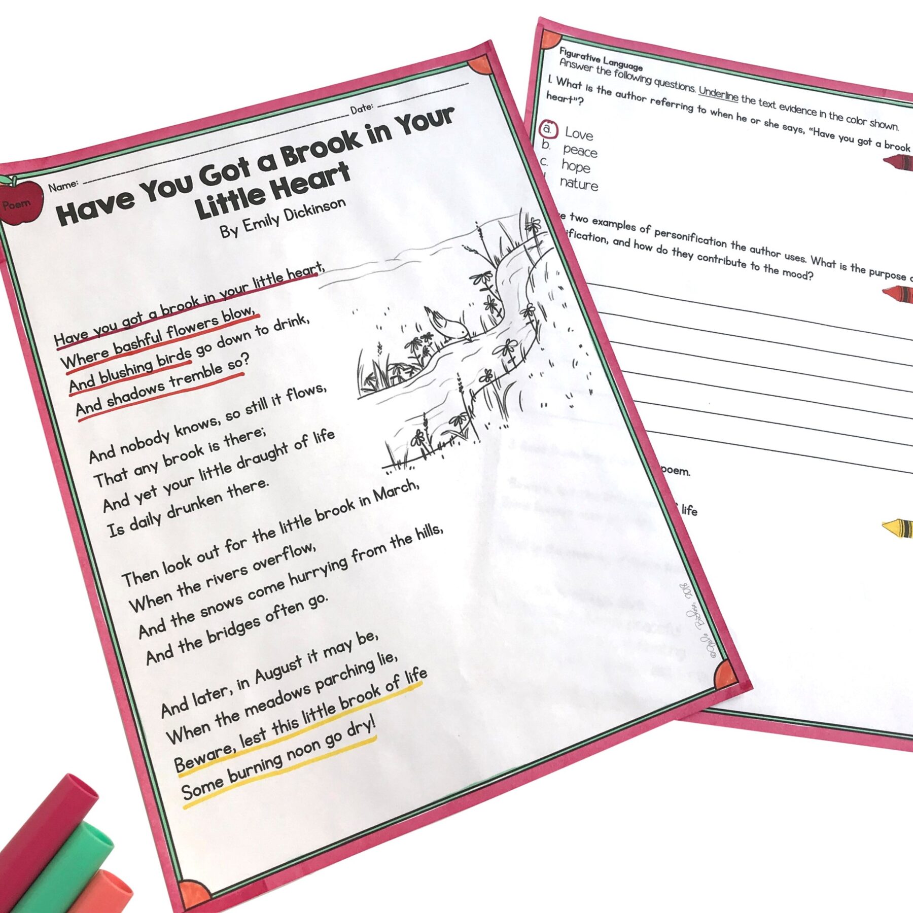 Figurative Language & Poetic Elements 5th Grade Reading Florida BEST ELA.5.R.1.4 - Image 2