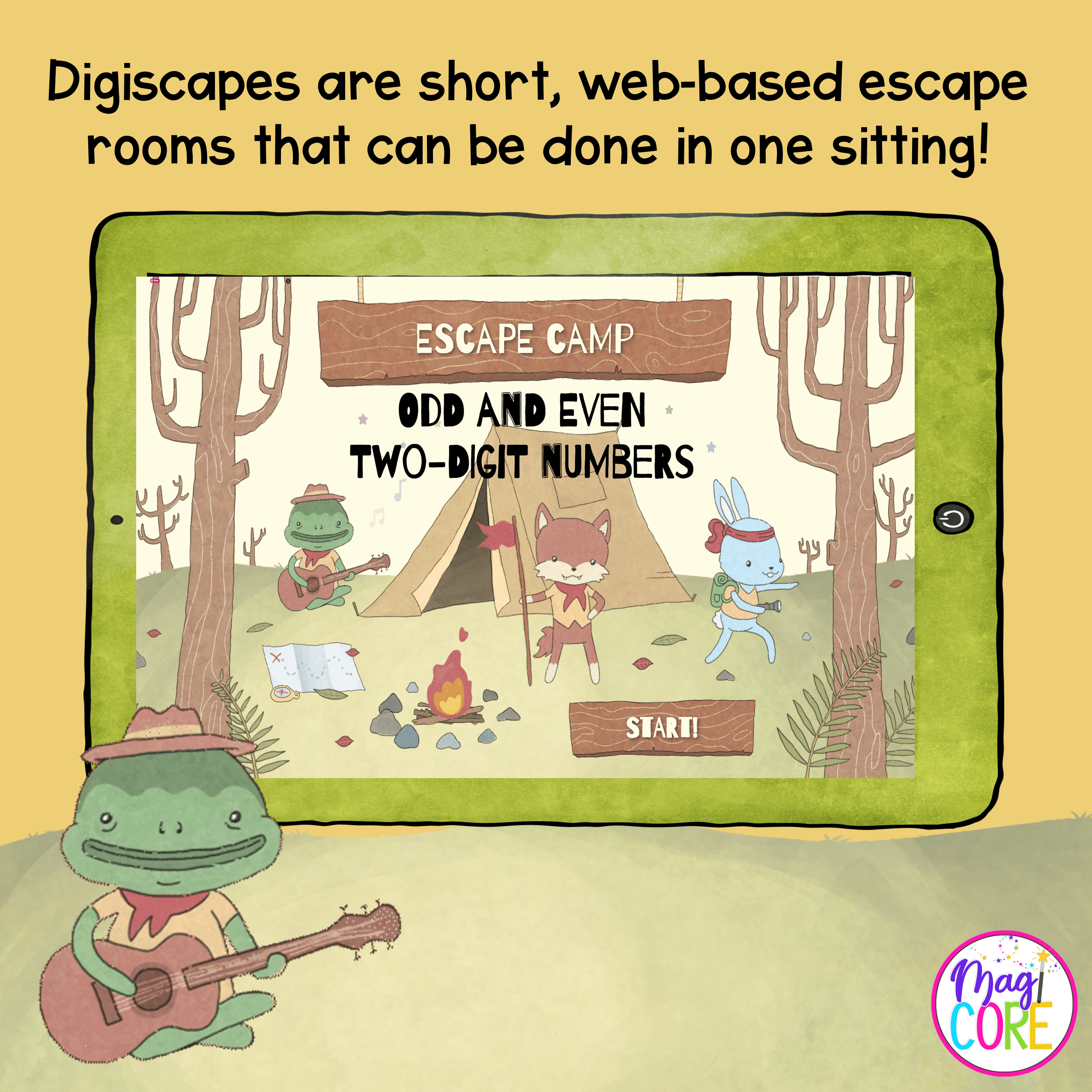 Greater Than Less Than Mini Digiscape Escape The Camp - Image 2