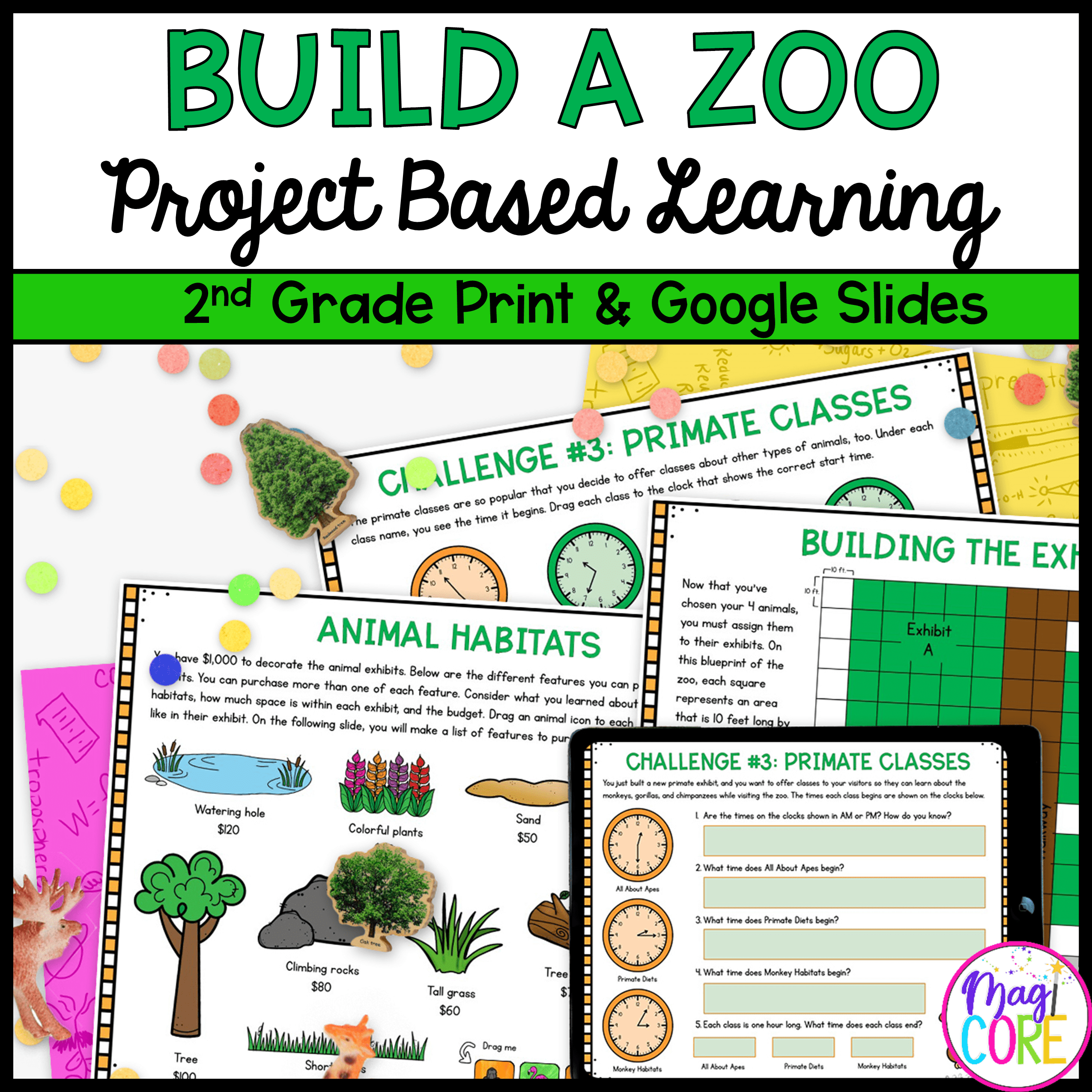 Project Based Learning Math Bundle #1 – 2nd Grade Math PBL - Image 2