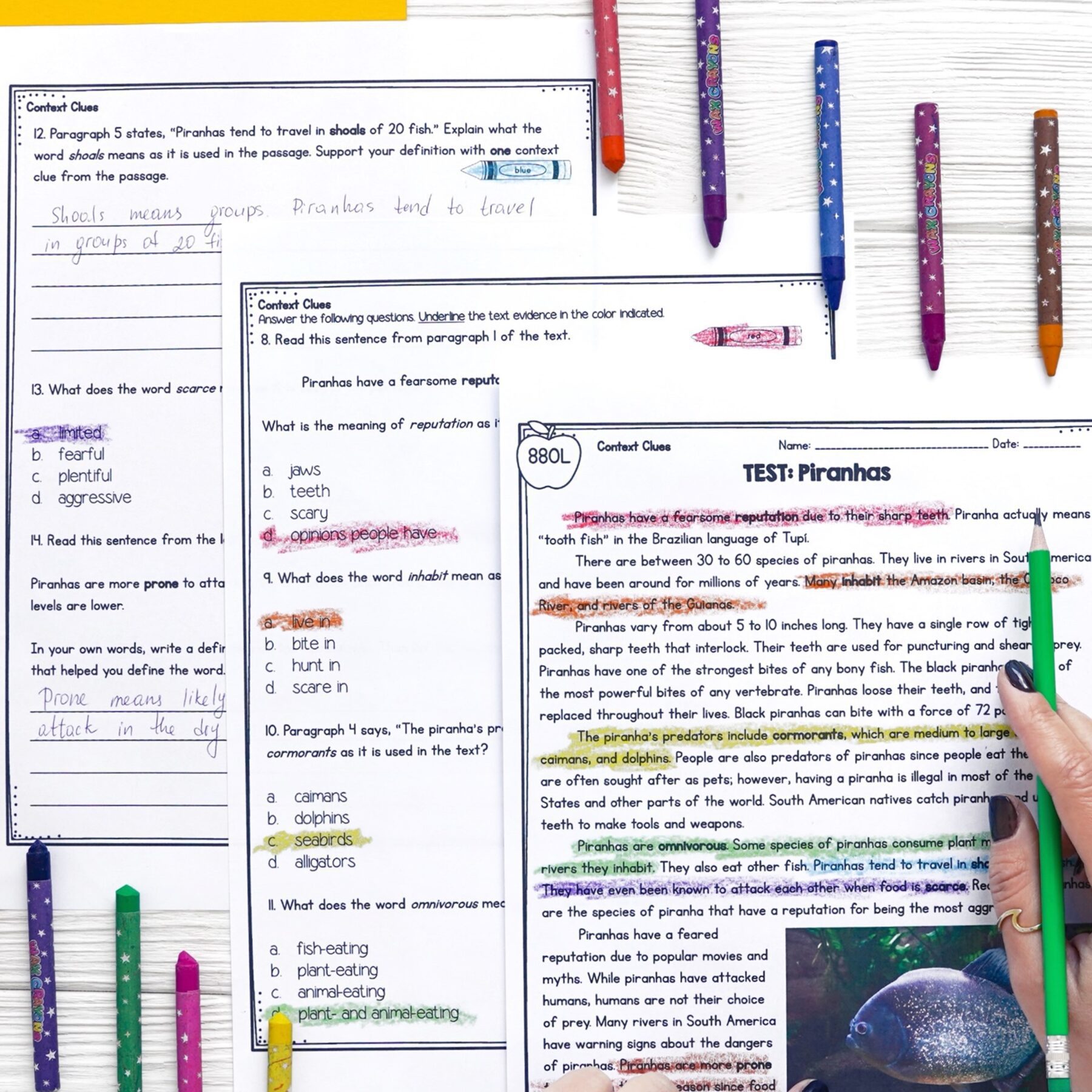 Context Clues - 4th & 5th Grade Florida BEST - ELA.4.V.1.3/5.V.1.3 - Image 3