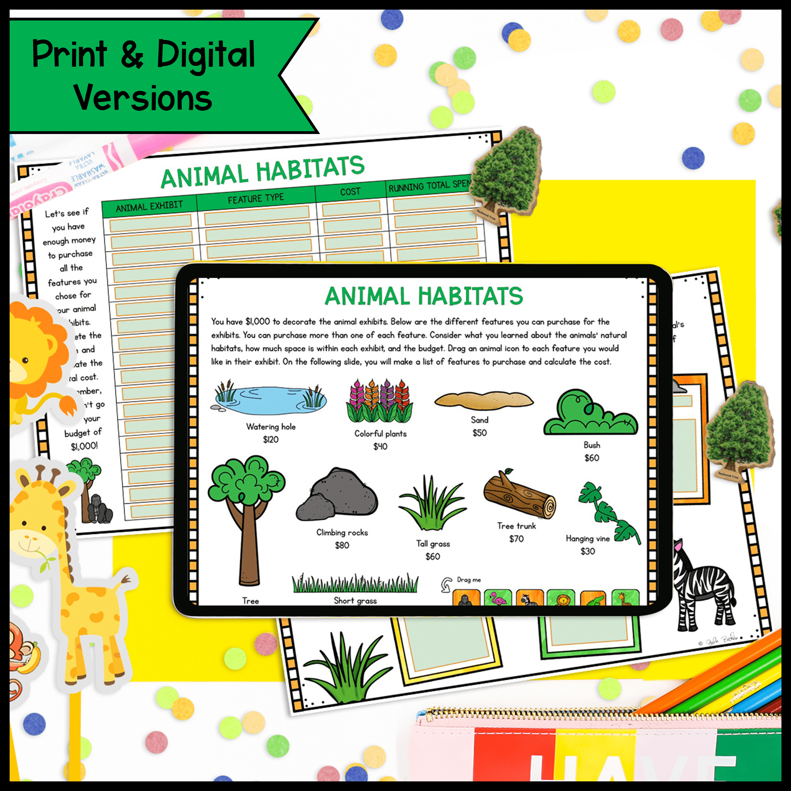 Project Based Learning Math Bundle #1 – 2nd Grade Math PBL - Image 3