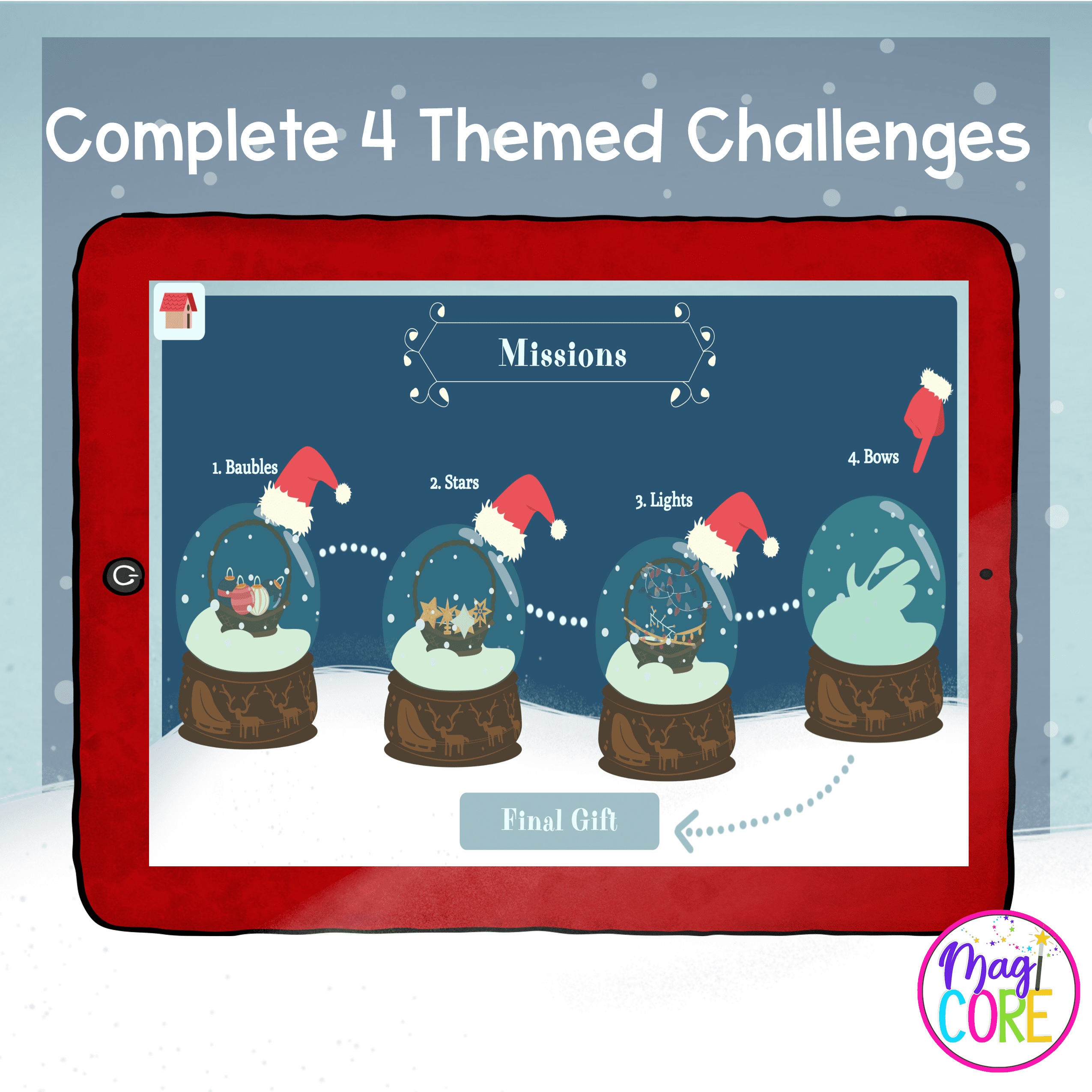 Christmas Mini Escape Room Differentiated Addition and Subtraction - Image 3
