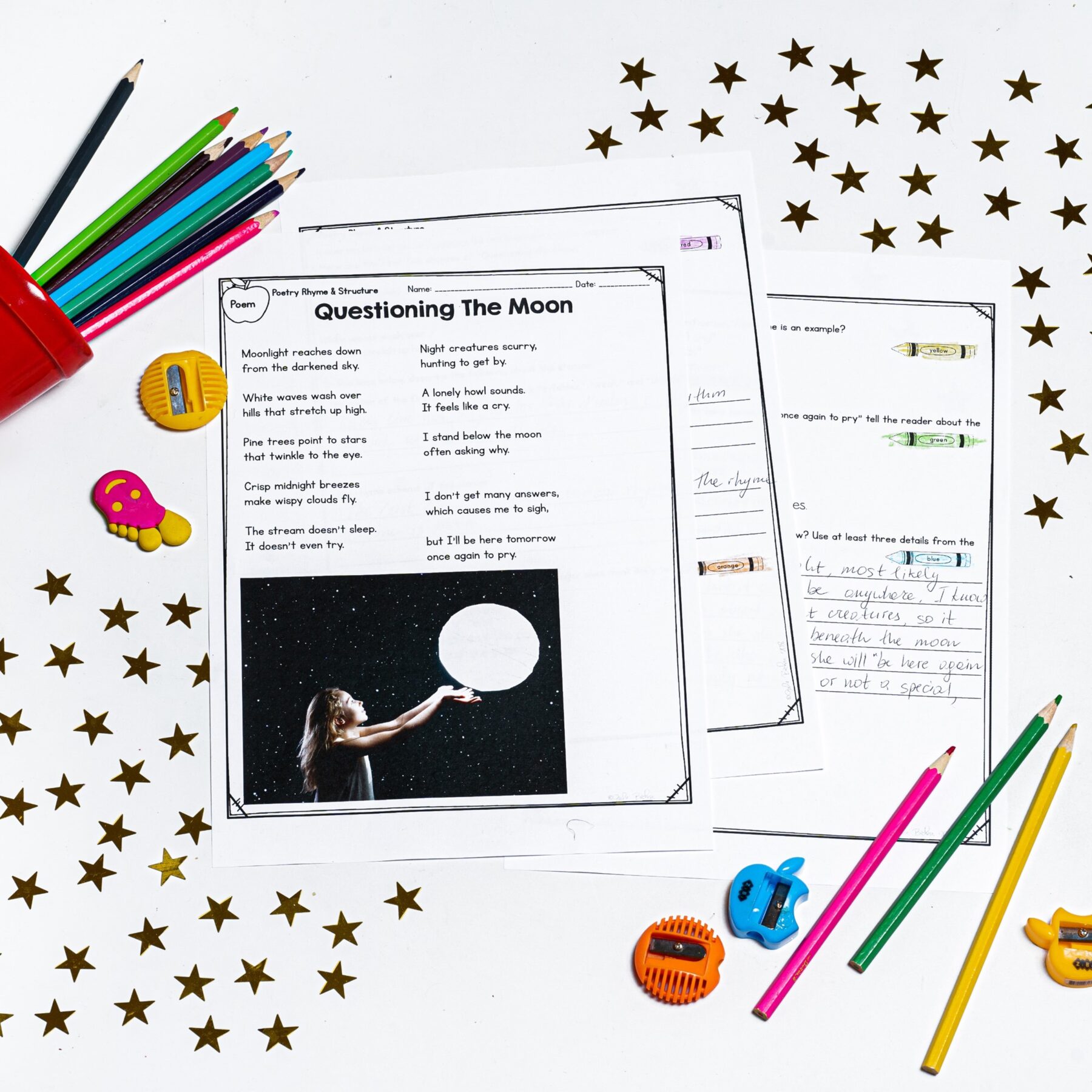 Poetry: Rhyme & Structure - 4th Grade Florida BEST Standards - ELA.4.R.1.4 - Image 4
