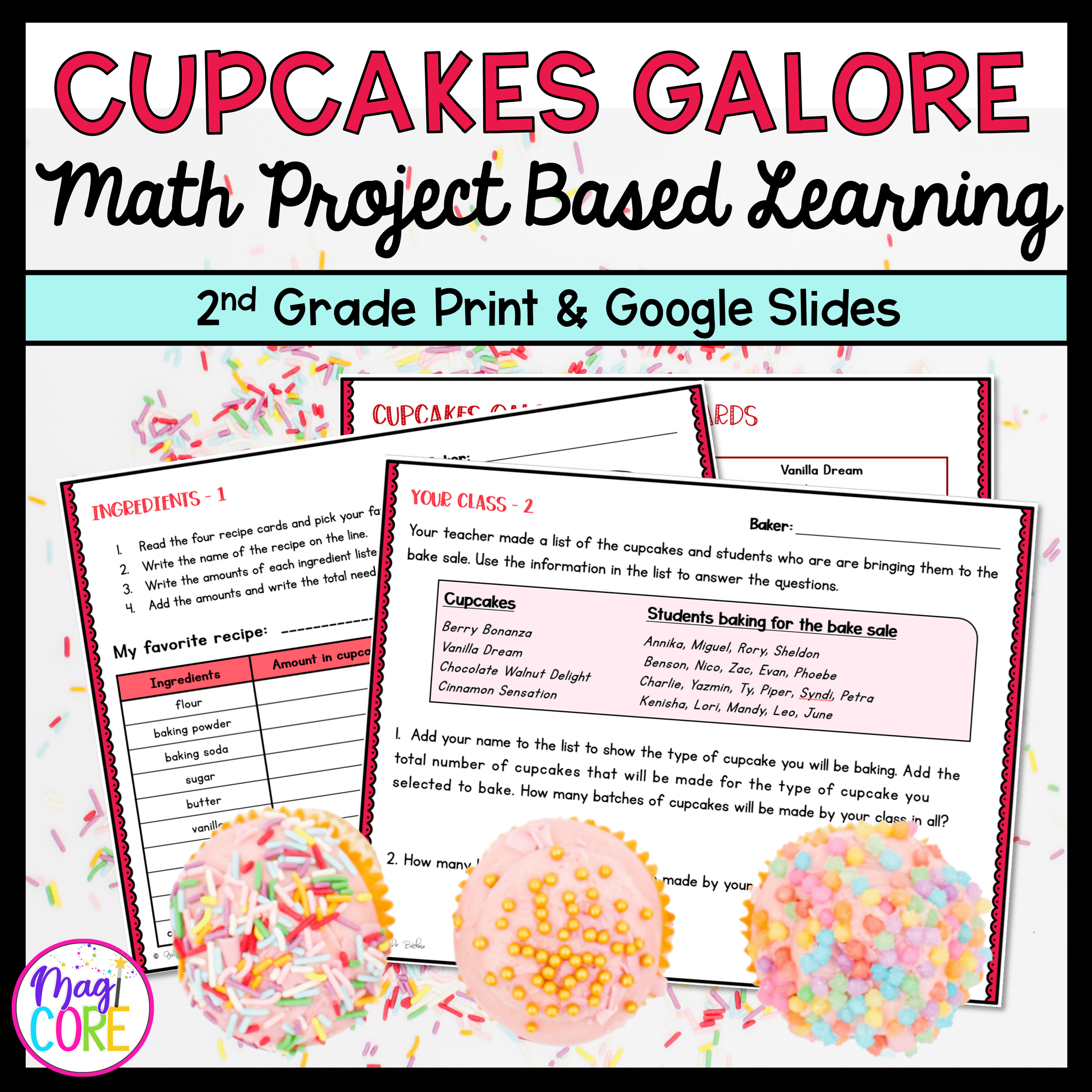 Project Based Learning Math Bundle #1 – 2nd Grade Math PBL - Image 6