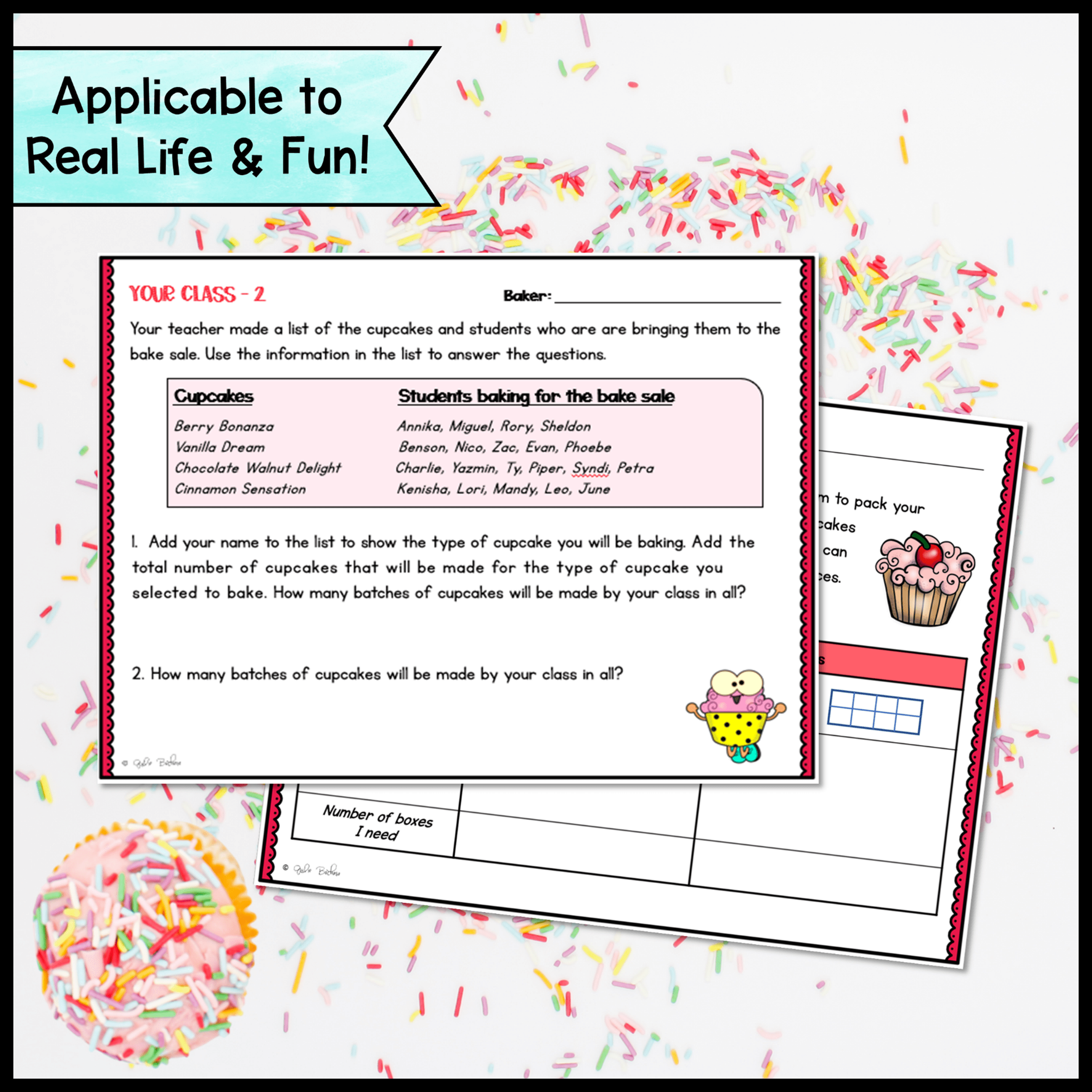 Project Based Learning Math Bundle #1 – 2nd Grade Math PBL - Image 7