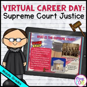 Virtual Career Day: Supreme Court Justice - Google Slides & Seesaw