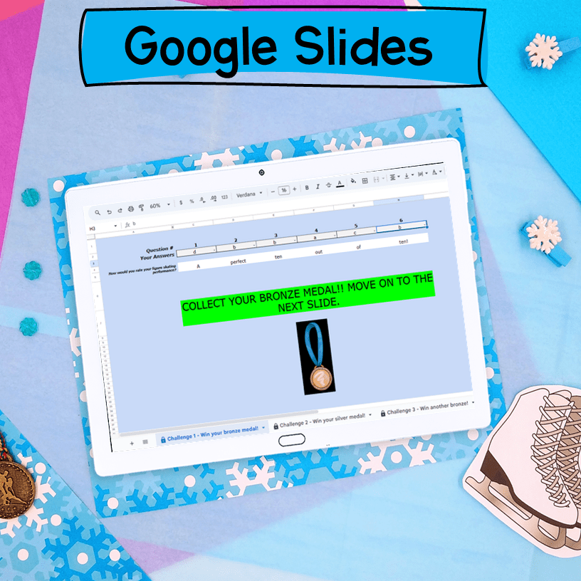 Winter Sports Reading Comprehension Escape Room & Webscape 4th 5th Grade Passage - Image 9