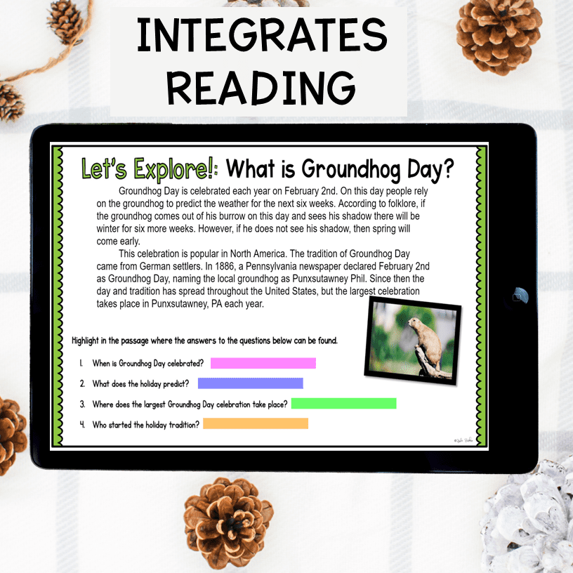 Groundhog Day 2nd & 3rd Grade Escape Room & Virtual Field Trip Digital Activity - Image 15