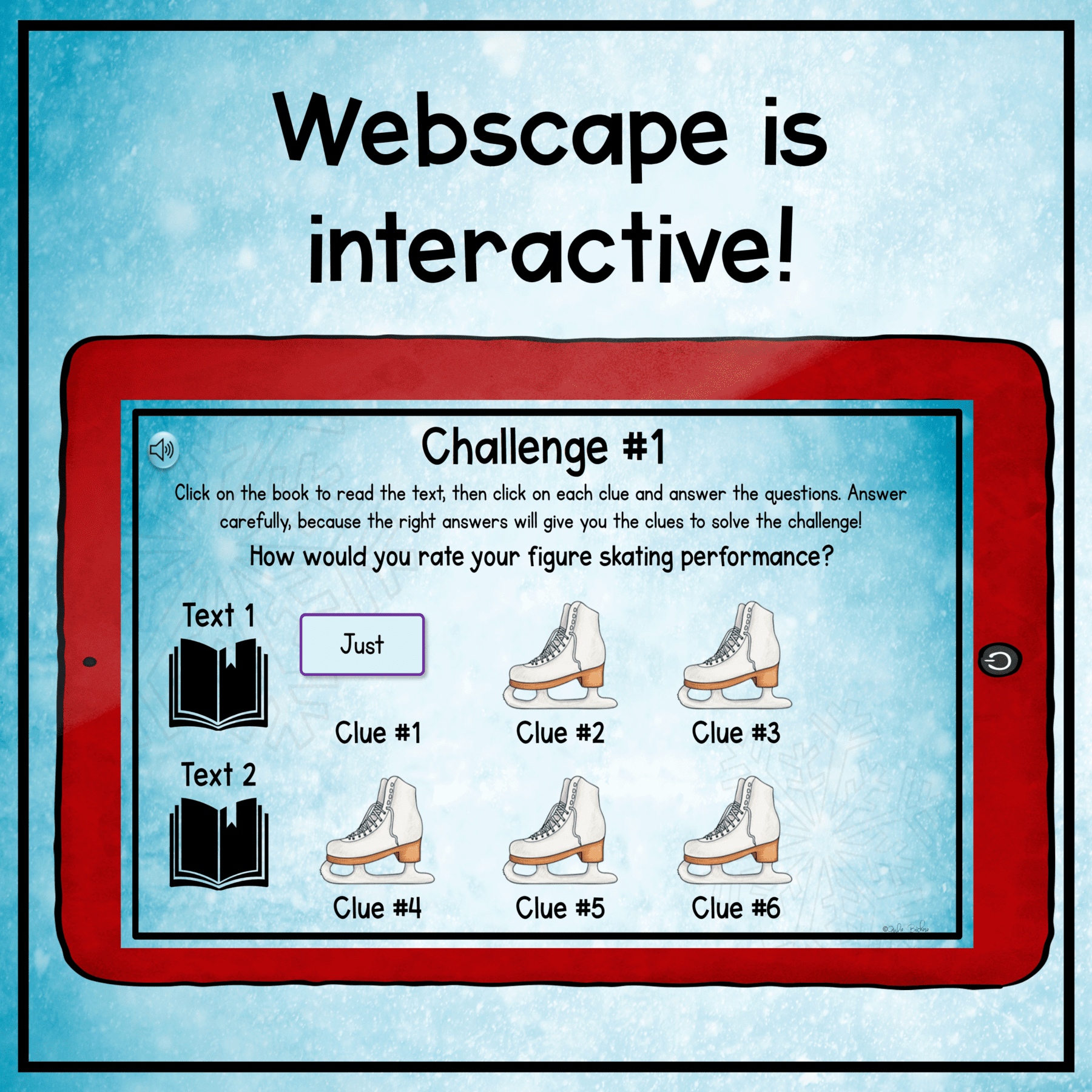 Winter Escape Room & Webscape Bundle 2nd 3rd Grade Digital Printable Activities - Image 12