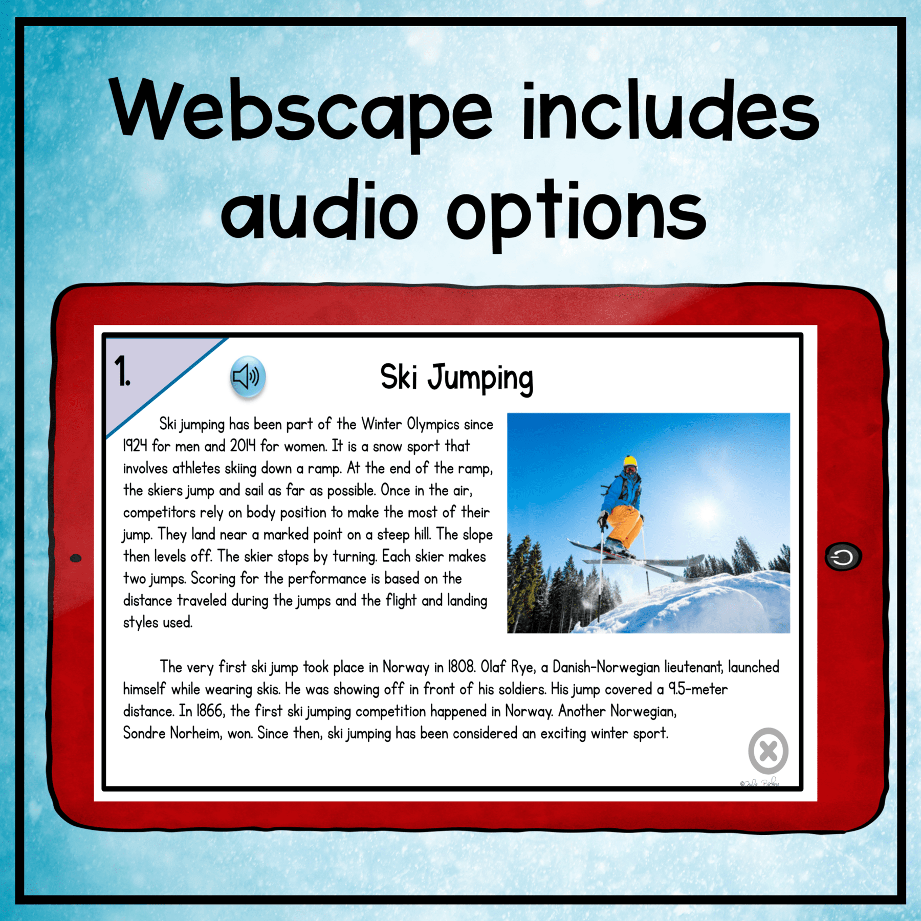 Winter Escape Room & Webscape Bundle 2nd 3rd Grade Digital Printable Activities - Image 11