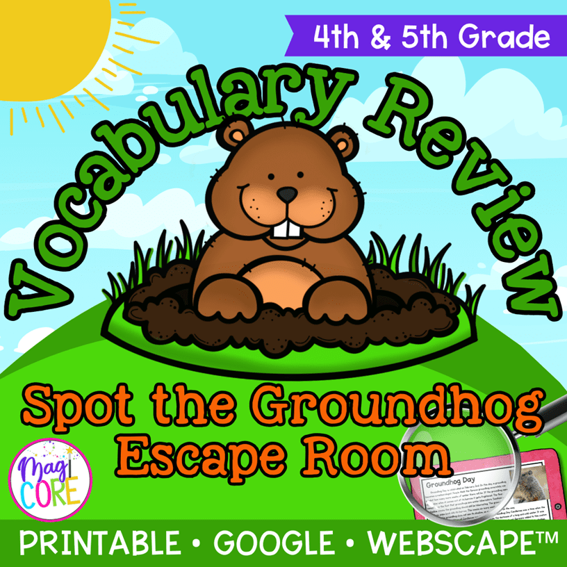 Groundhog Day 4th & 5th Grade Escape Room & Virtual Field Trip Digital Activity - Image 2