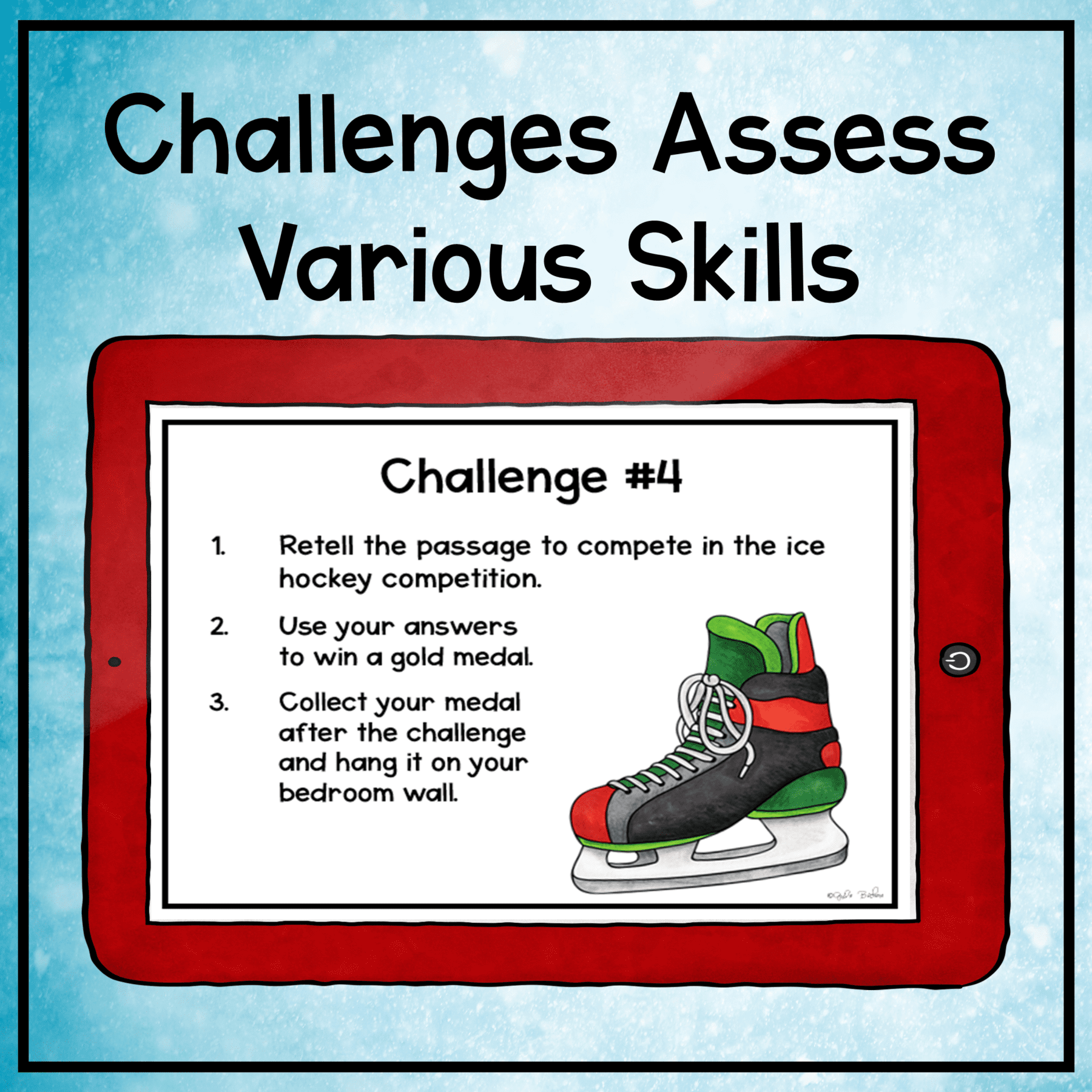 Winter Escape Room & Webscape Bundle 2nd 3rd Grade Digital Printable Activities - Image 8