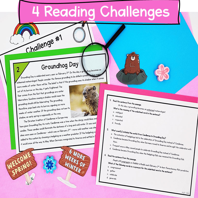 Groundhog Day 4th & 5th Grade Escape Room & Virtual Field Trip Digital Activity - Image 3
