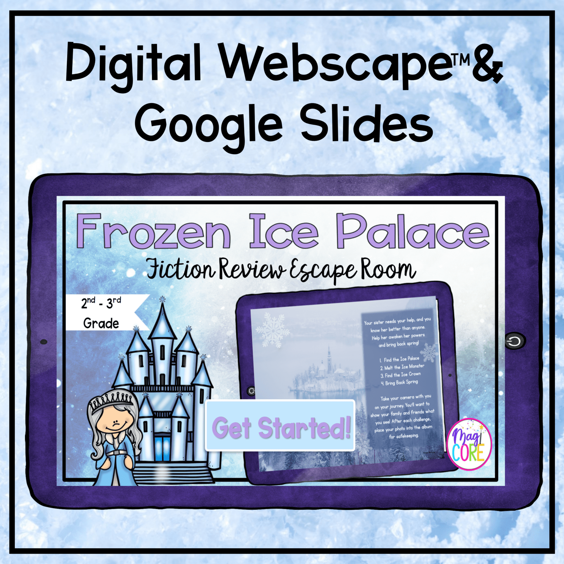 Winter Escape Room & Webscape Bundle 2nd 3rd Grade Digital Printable Activities - Image 27