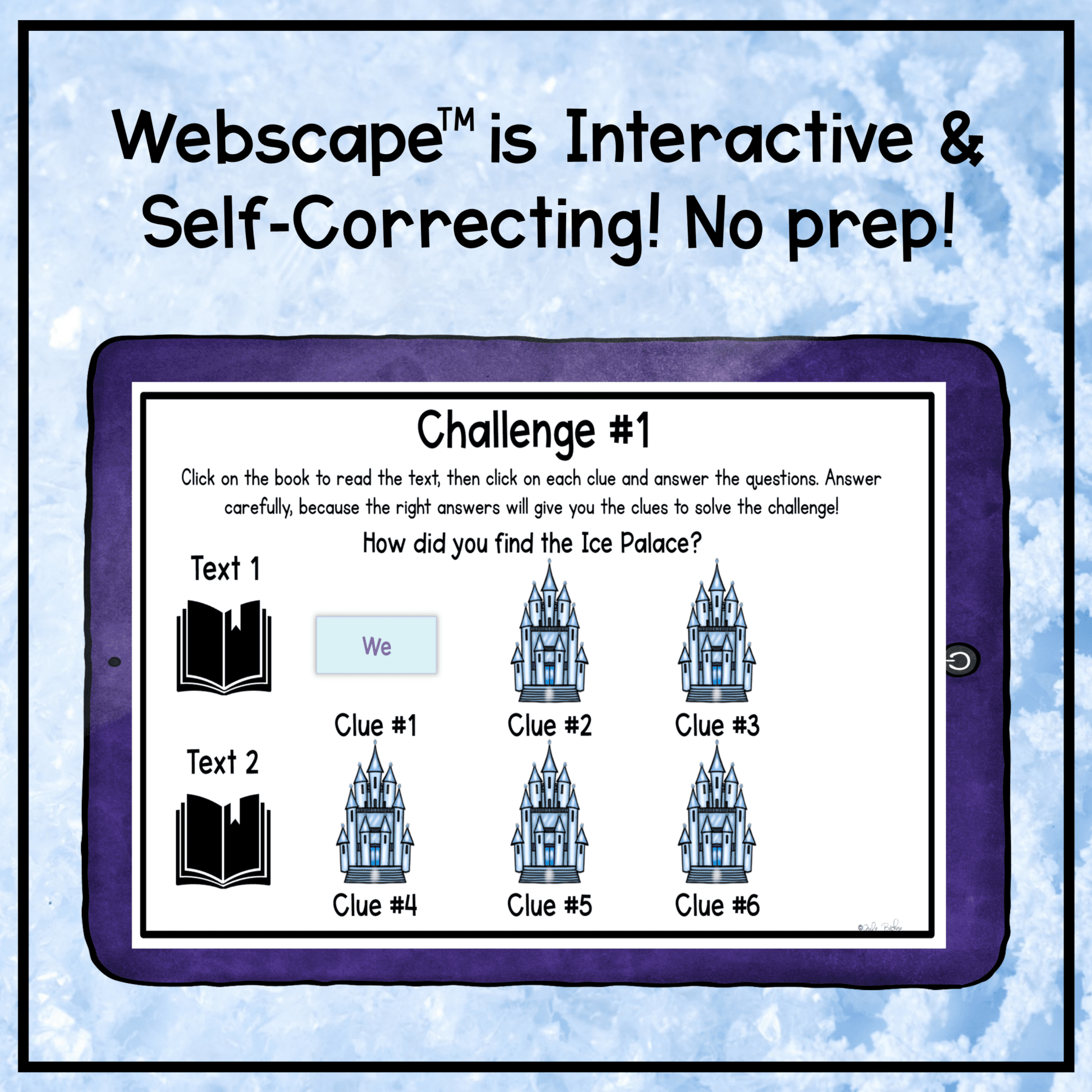Winter Escape Room & Webscape Bundle 2nd 3rd Grade Digital Printable Activities - Image 28
