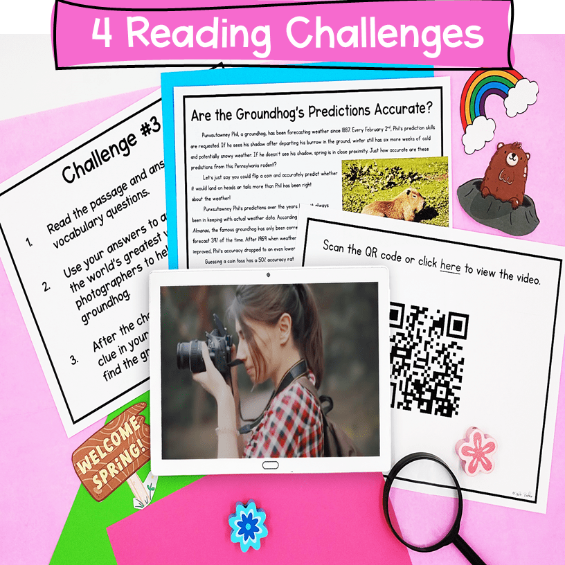 Groundhog Day 4th & 5th Grade Escape Room & Virtual Field Trip Digital Activity - Image 4