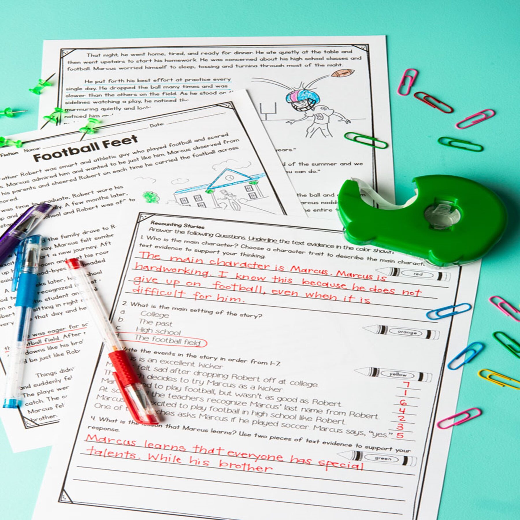 Summarize in Fiction - 4th & 5th Florida BEST Standards - ELA.4.R.3.2 / 5.R.3.2 - Image 4