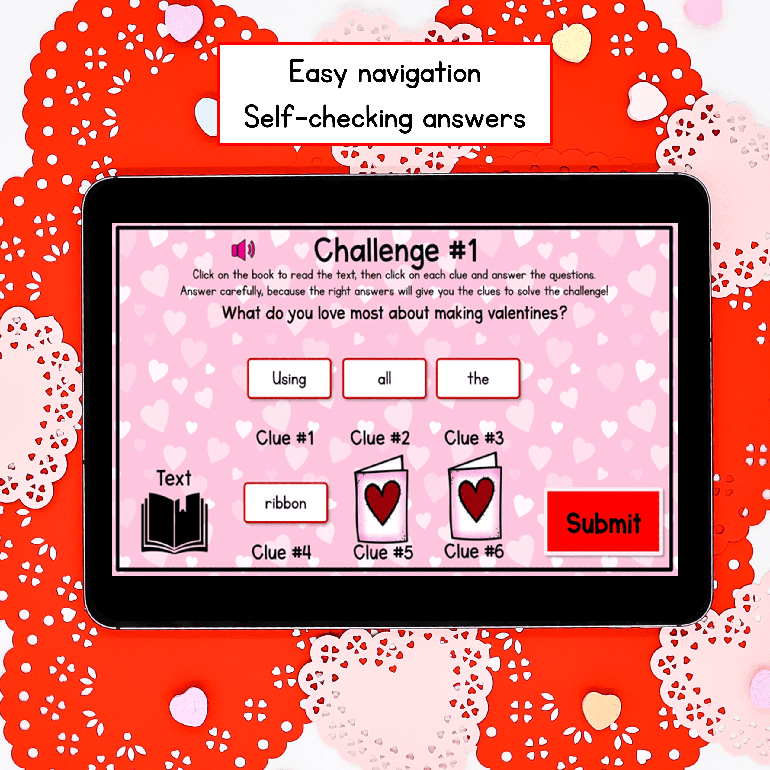 Help Cupid Valentine's Day Poetry Escape Room & Webscape™ 2nd & 3rd Grade Poems - Image 5