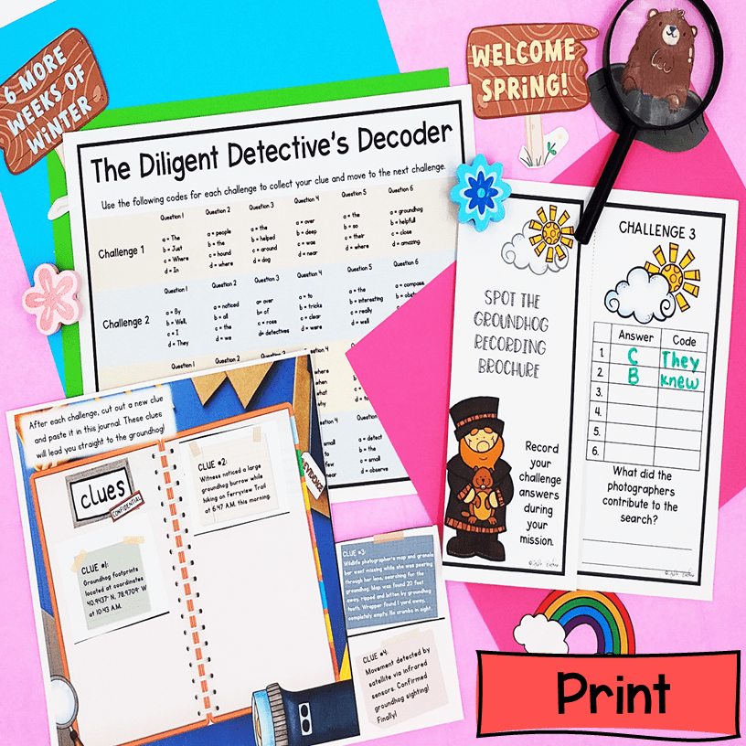 Groundhog Day 2nd & 3rd Grade Escape Room & Virtual Field Trip Digital Activity - Image 7