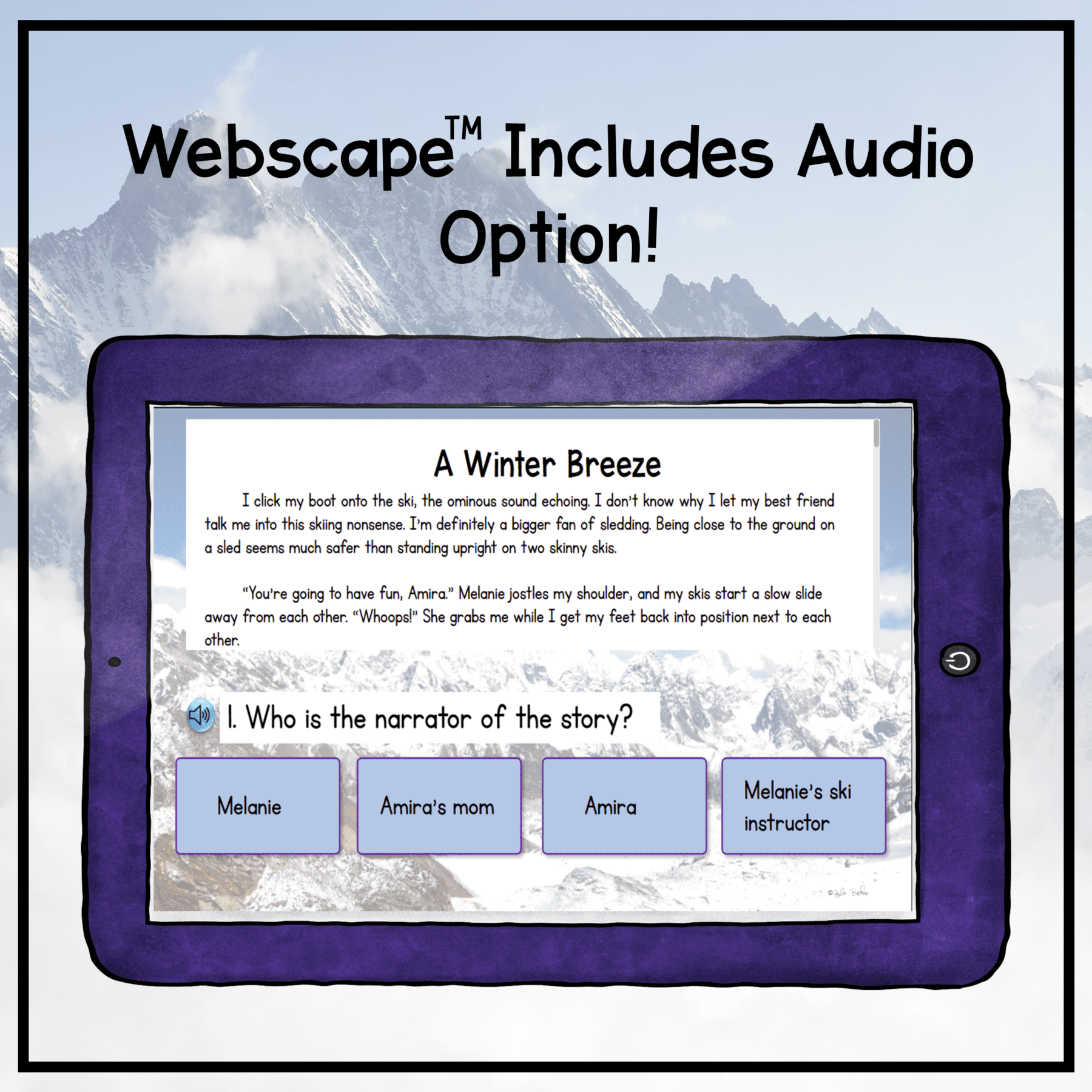 Winter Escape Room & Webscape Bundle 2nd 3rd Grade Digital Printable Activities - Image 23