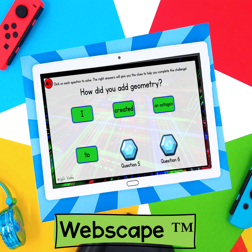 Place Value Math Video Game Escape Room & Webscape™ 4th Grade Patterns Rounding - Image 8