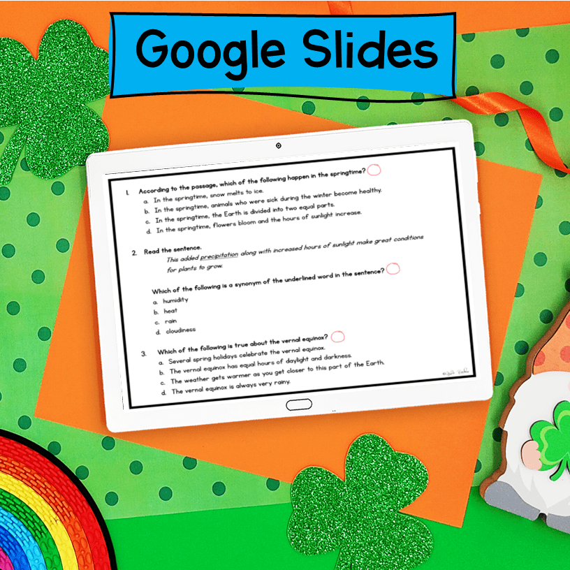 St. Patrick's Day Reading Comprehension Escape Room & Webscape 4th & 5th Grade - Image 10
