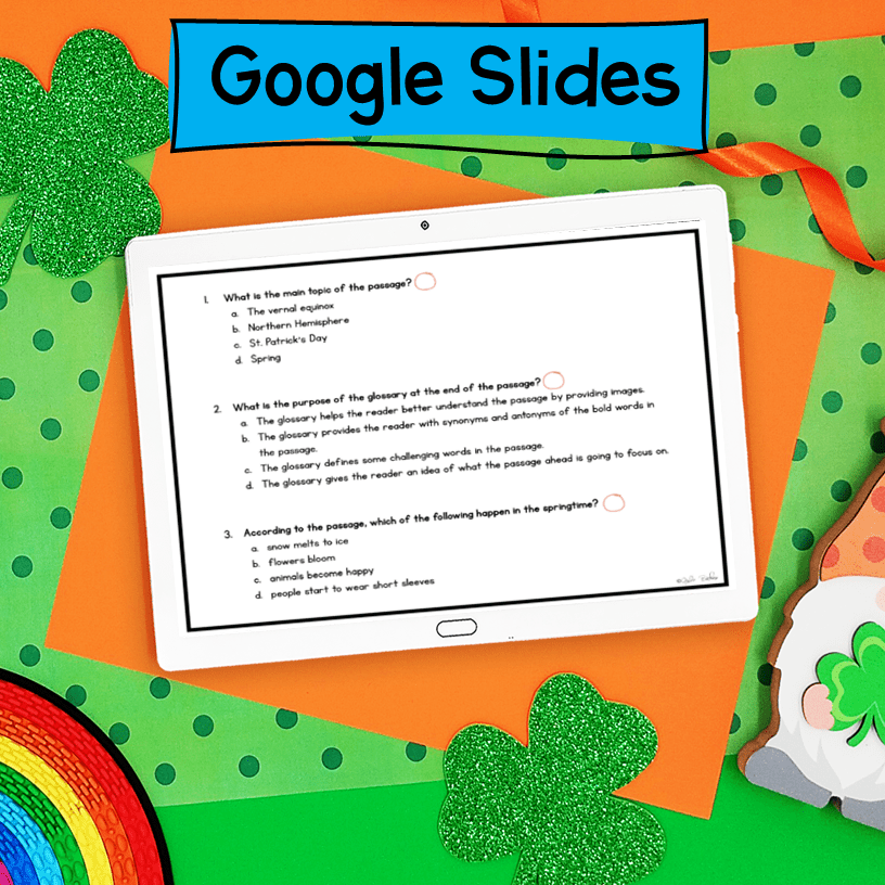 St. Patrick's Day Reading Comprehension Escape Room & Webscape™ 2nd & 3rd Grade - Image 10