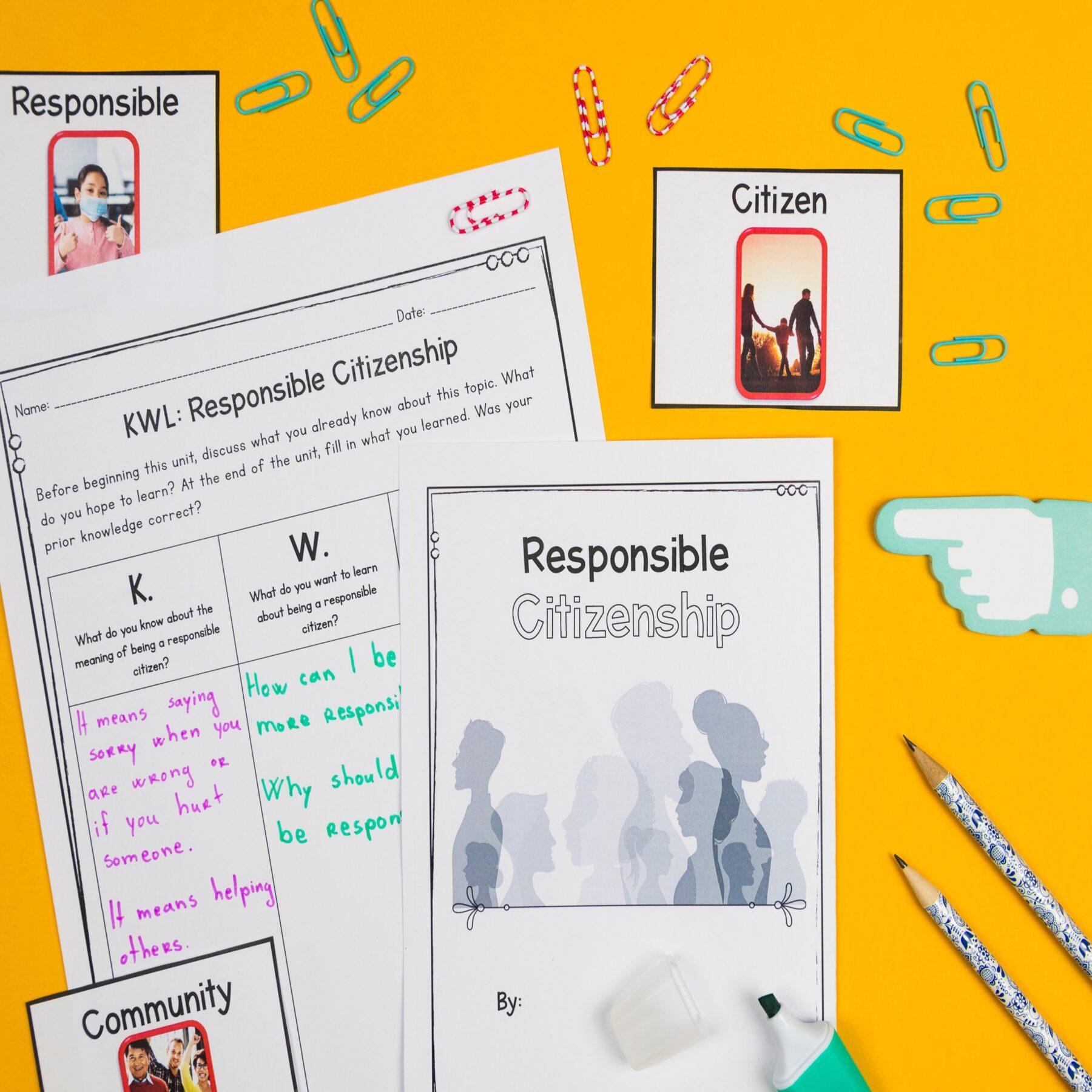 Civics & Government Unit 4: Responsible Citizenship Social Studies Lessons - Image 3