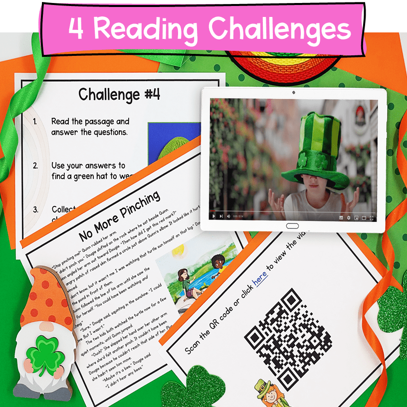 St. Patrick's Day Reading Comprehension Escape Room & Webscape™ 2nd & 3rd Grade - Image 3