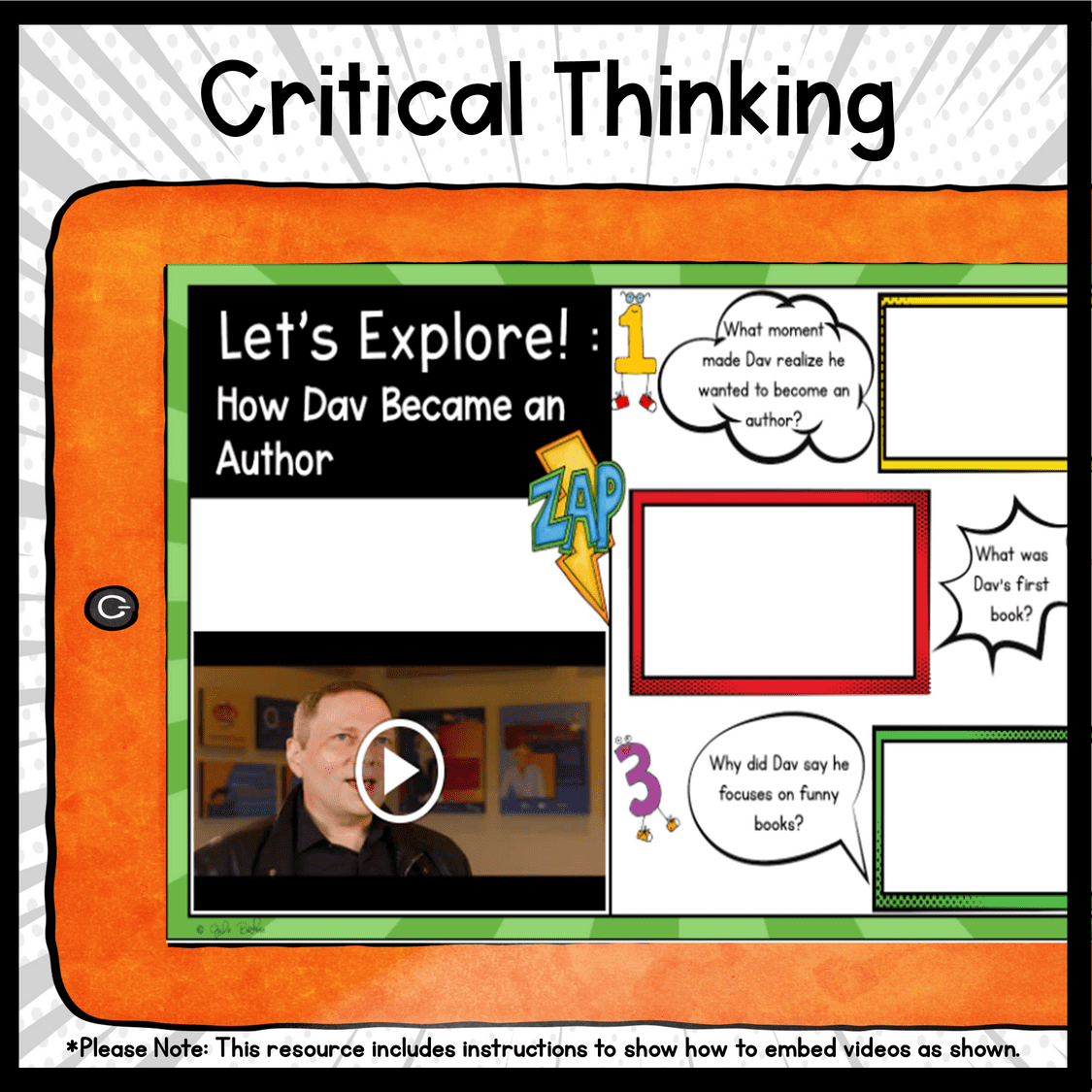 Dav Pilkey Author Study Virtual Biography - Image 5