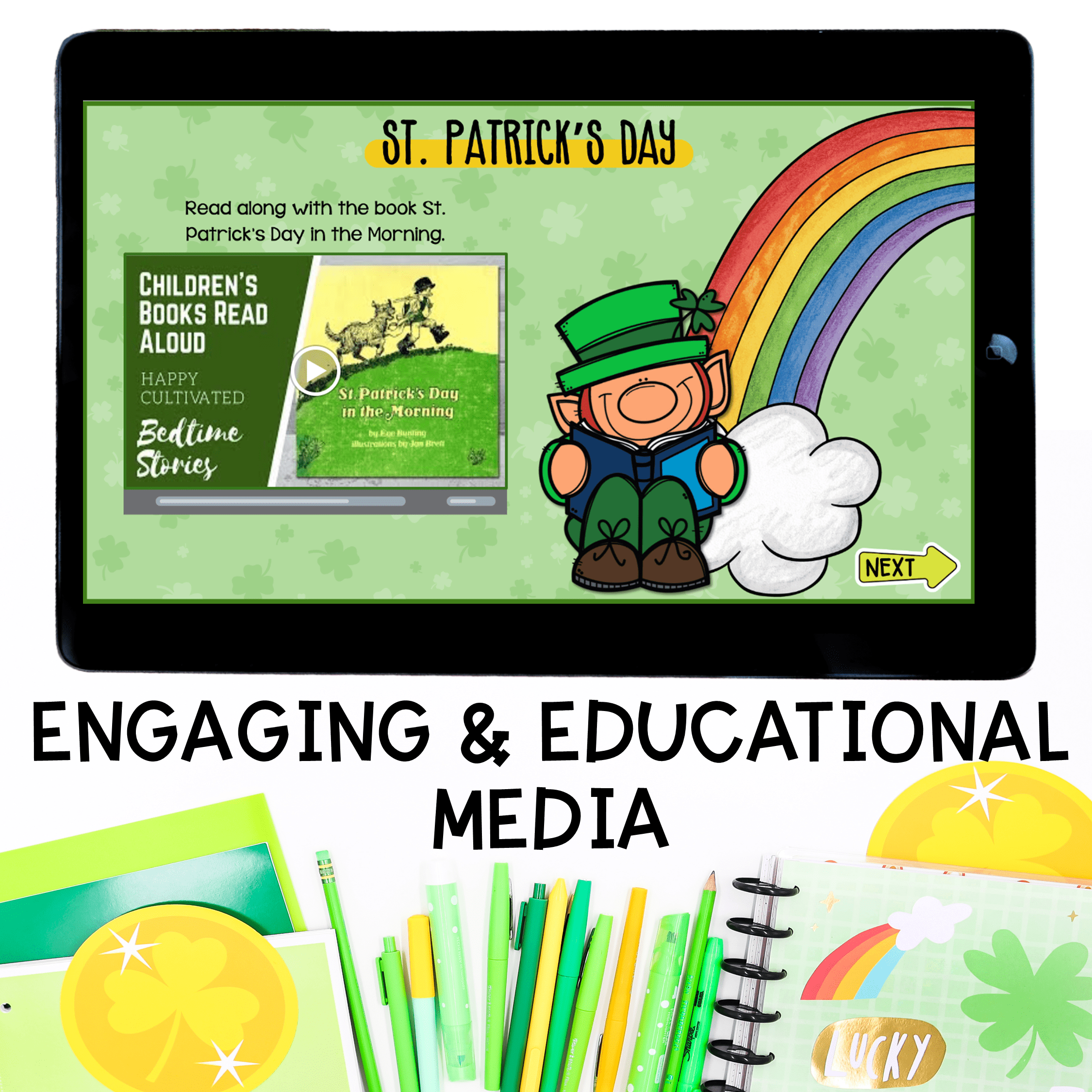 St Patrick's Day Virtual Field Trip Digital Resource Activity K & 1st Grade ELA - Image 6