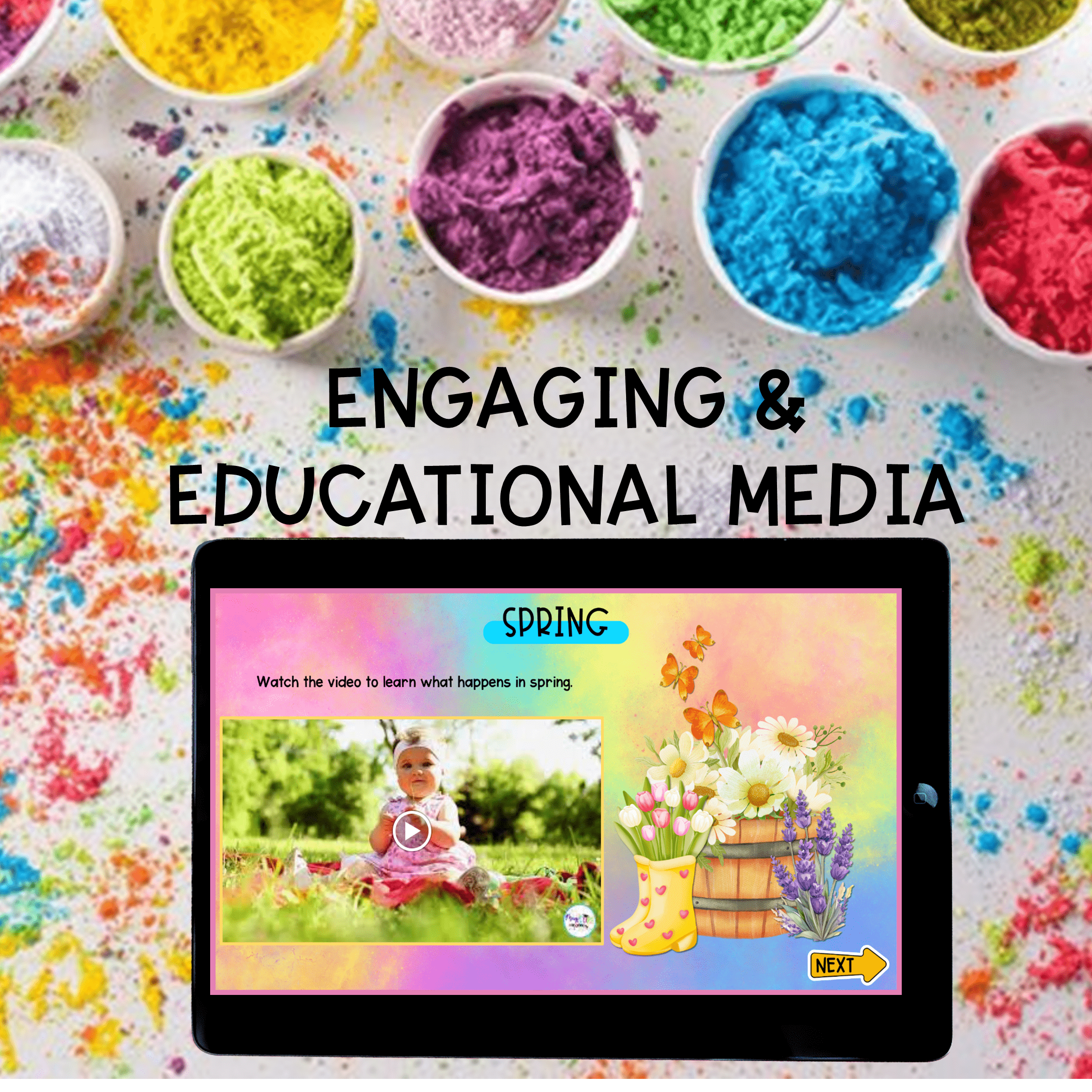 Holi Festival Around the World Virtual Field Trip Digital Activity K & 1st Grade - Image 6