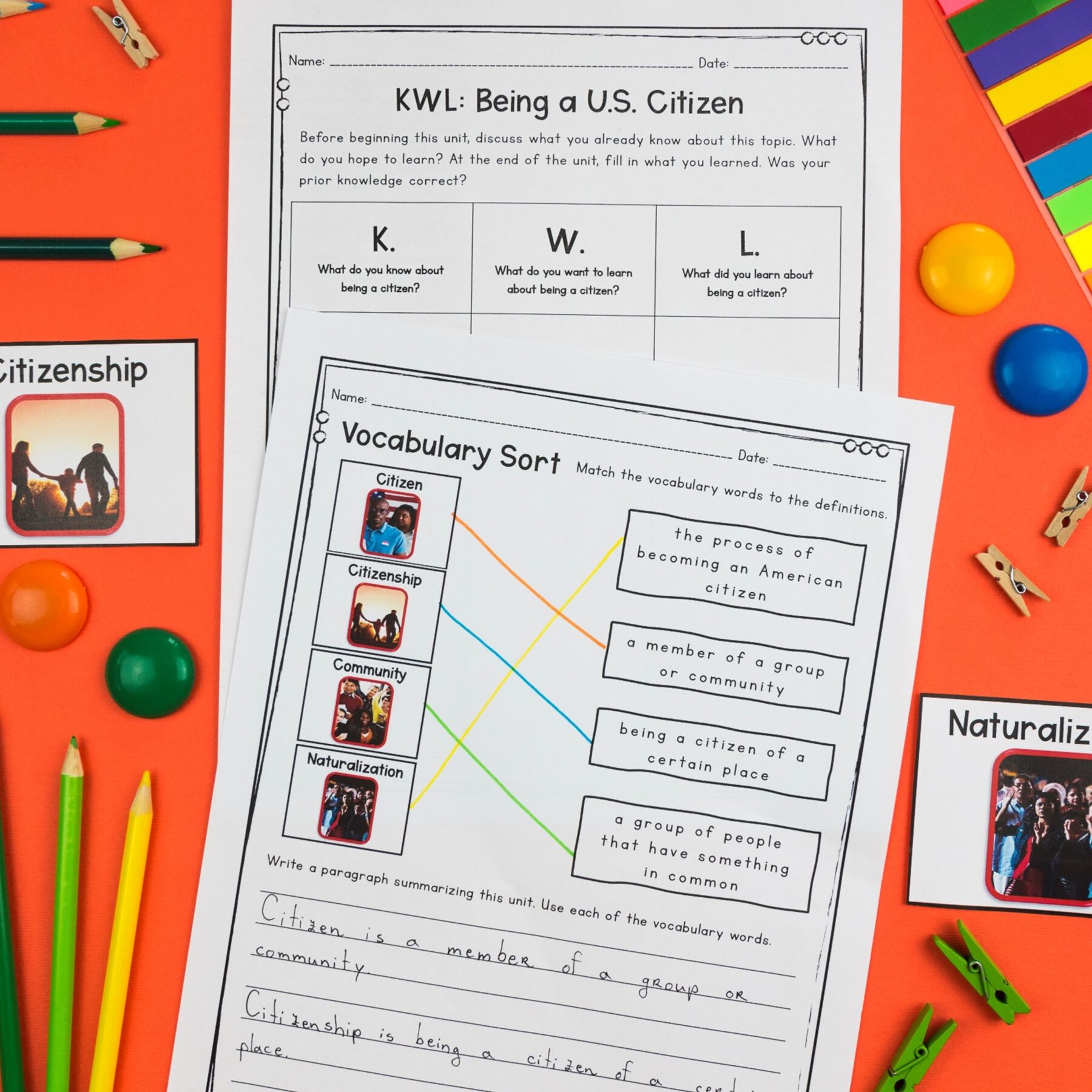 Civics & Government Unit 3: Being A U.S. Citizen Social Studies Lessons - Image 7