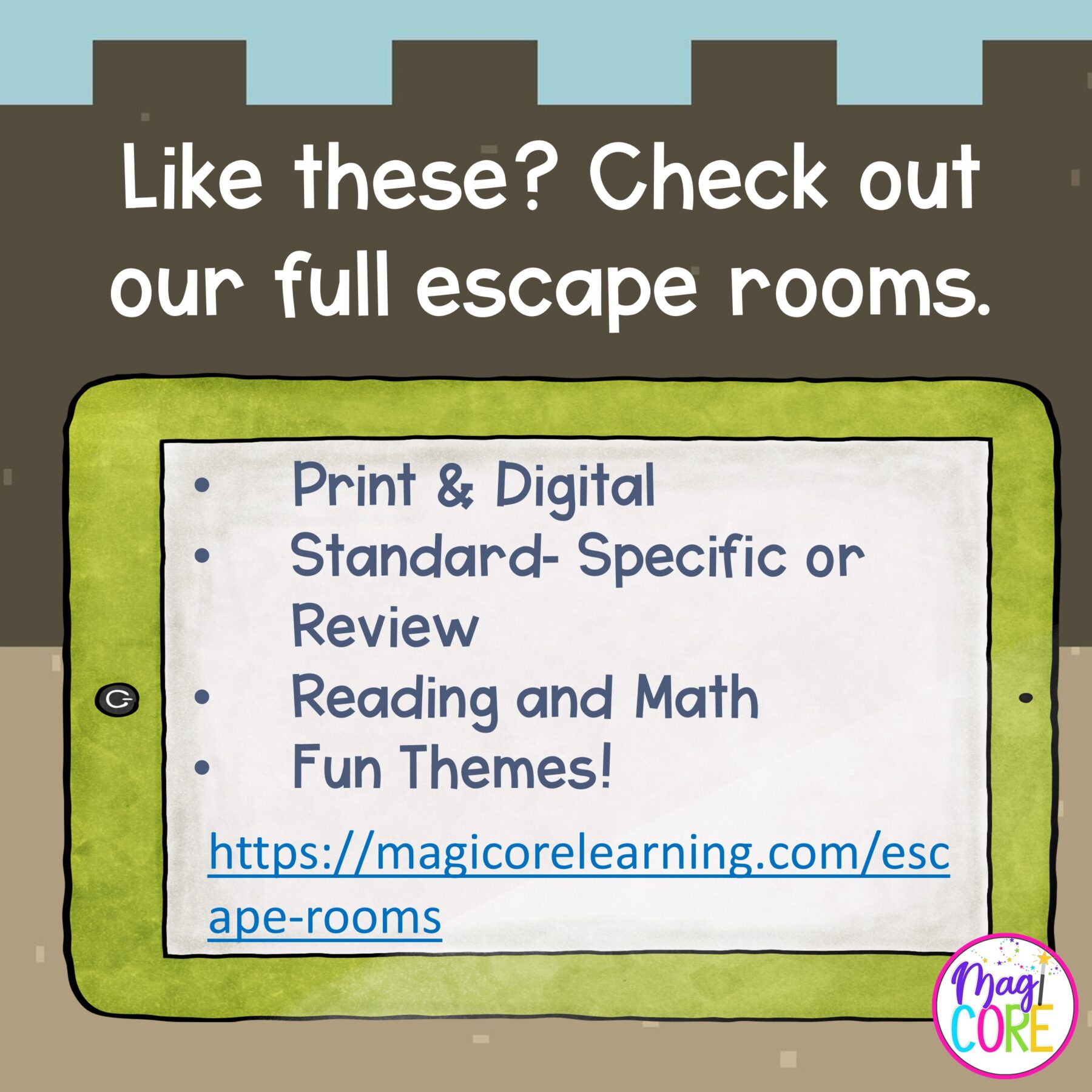 Suffix Miniscape Escape from Pixel Castle - 2nd-5th Grade - Image 8