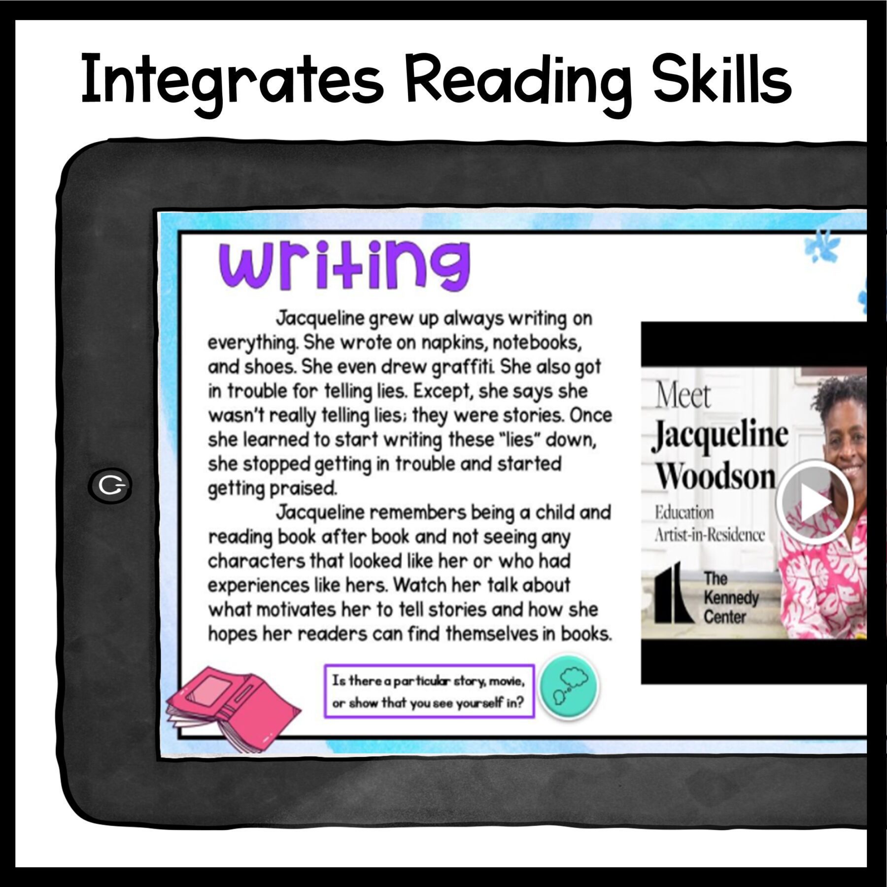 Jacqueline Woodson Author Study Virtual Biography - Image 2