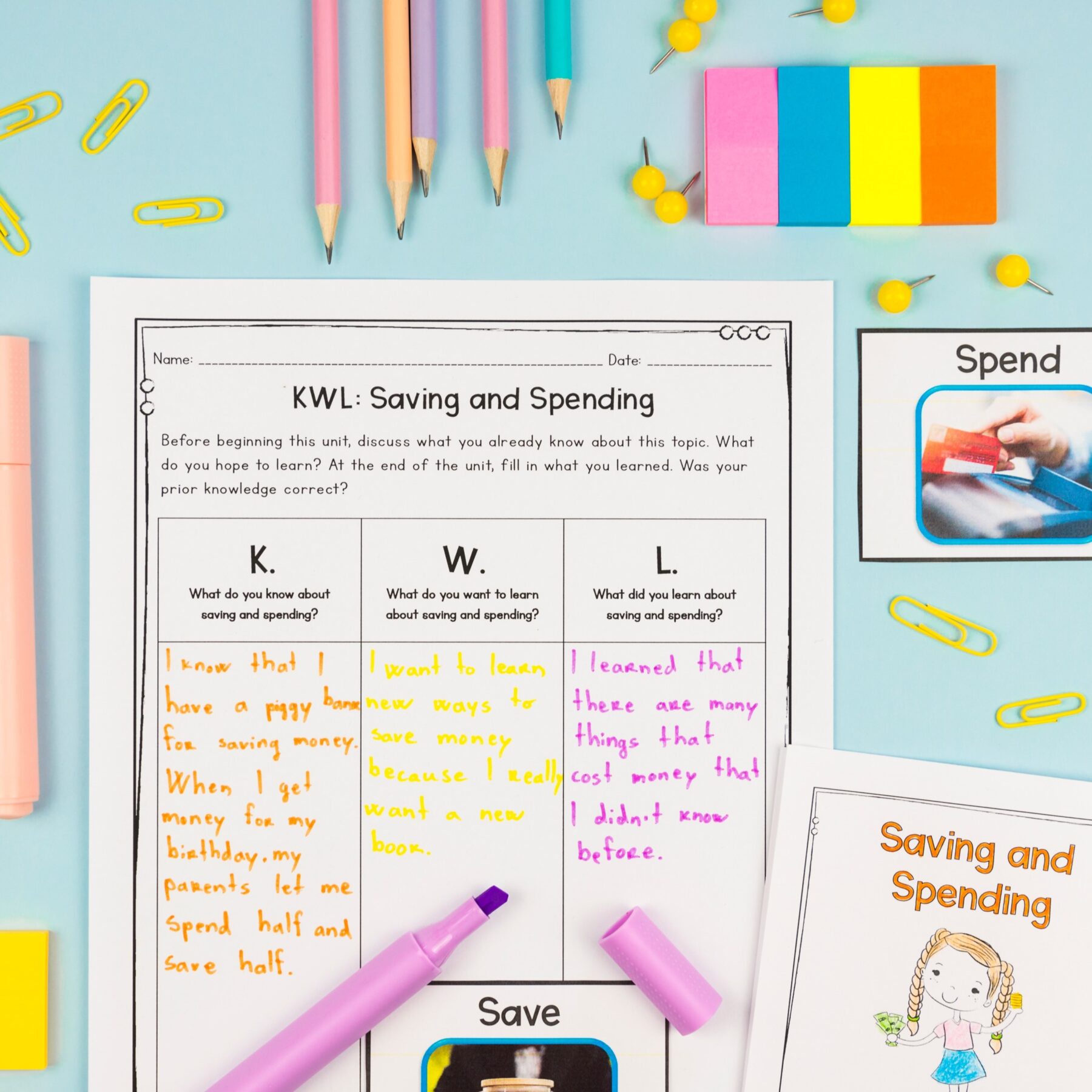 Economics Unit 4: Saving and Spending Social Studies Lessons - Image 4