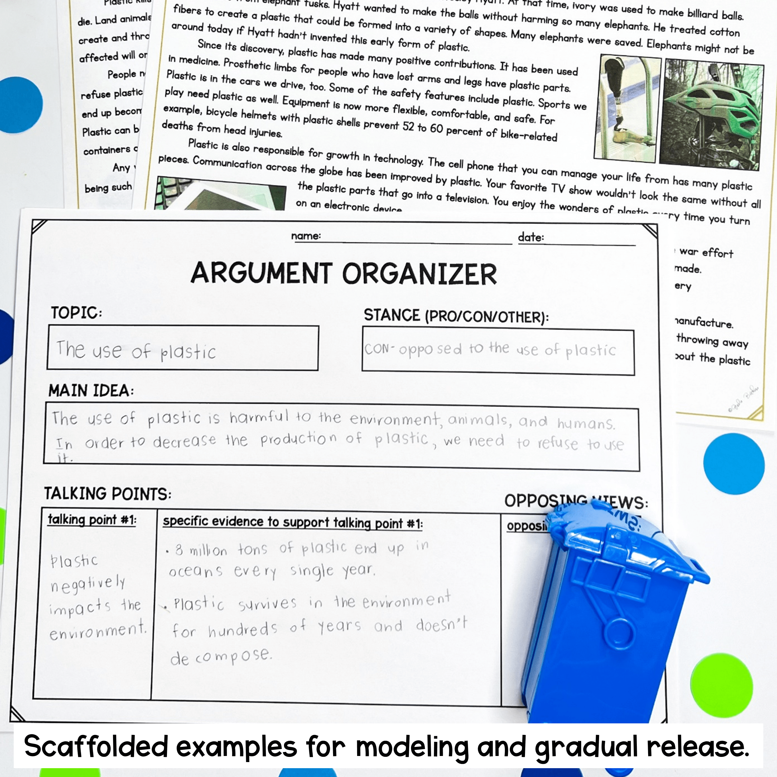 Earth Day Debate Project Based Learning - 3rd-5th Grade PBL - Print & Digital - Image 6