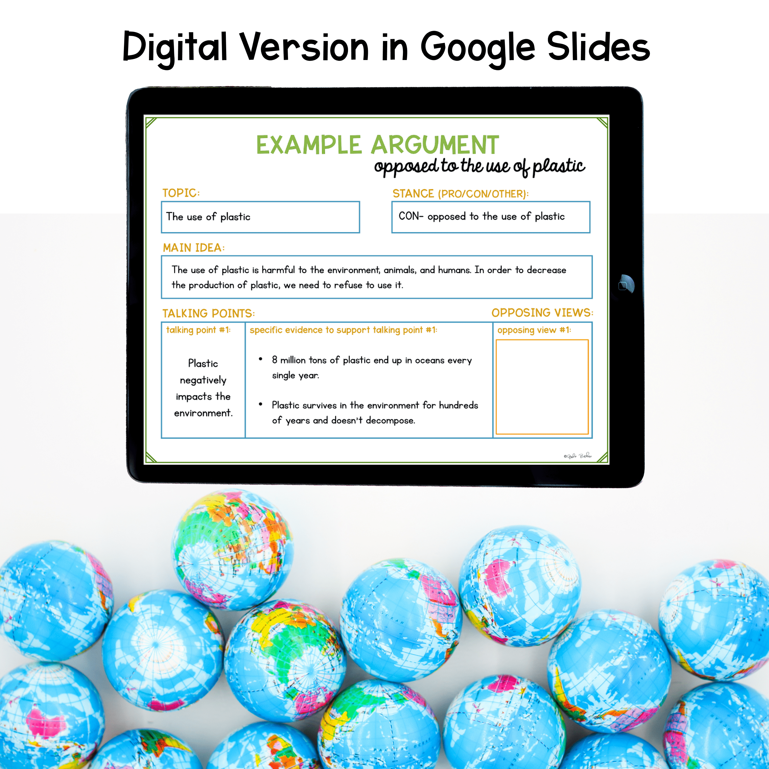 Earth Day Debate Project Based Learning - 3rd-5th Grade PBL - Print & Digital - Image 7