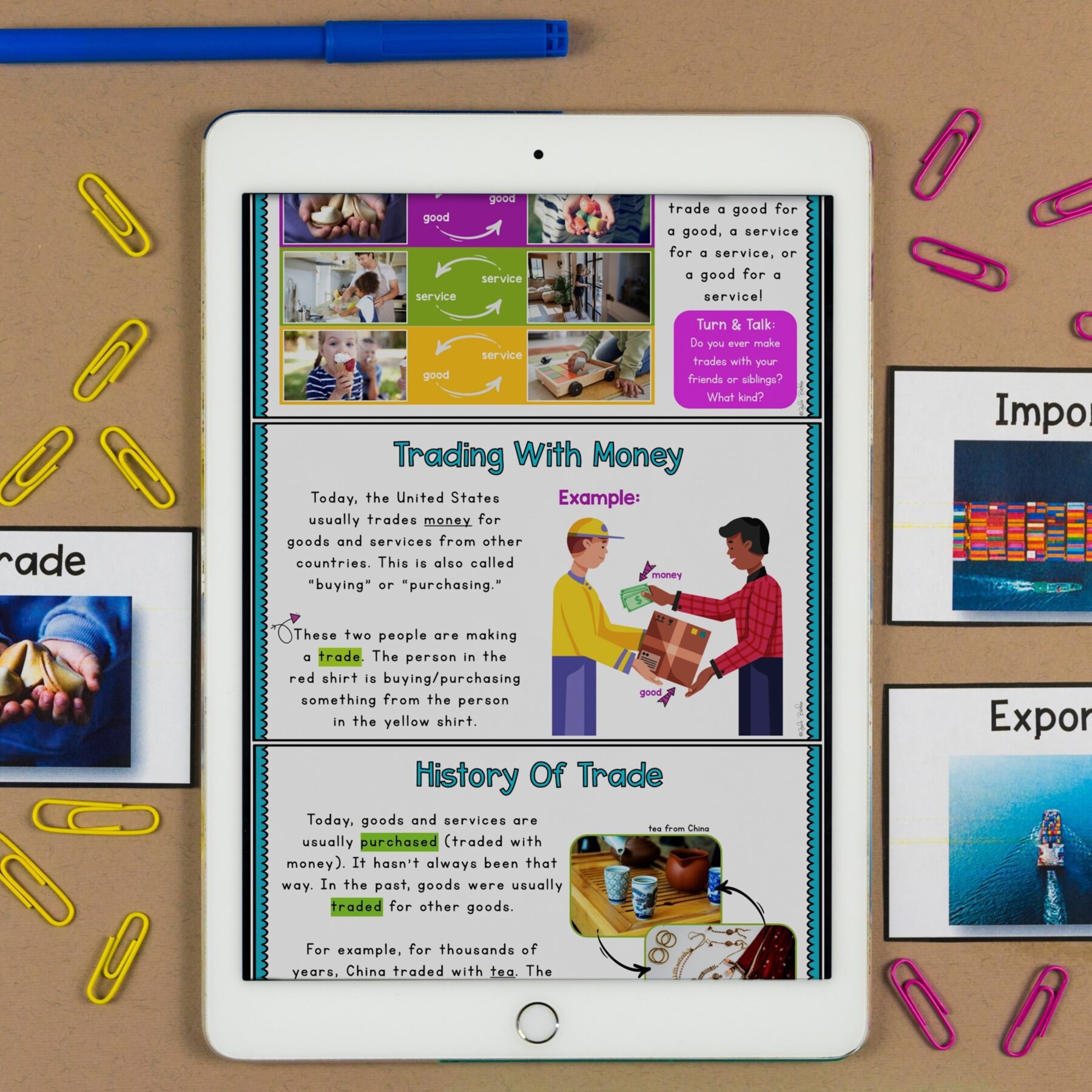 Economics Unit 3: Trading Goods and Services Social Studies Lessons - Image 8
