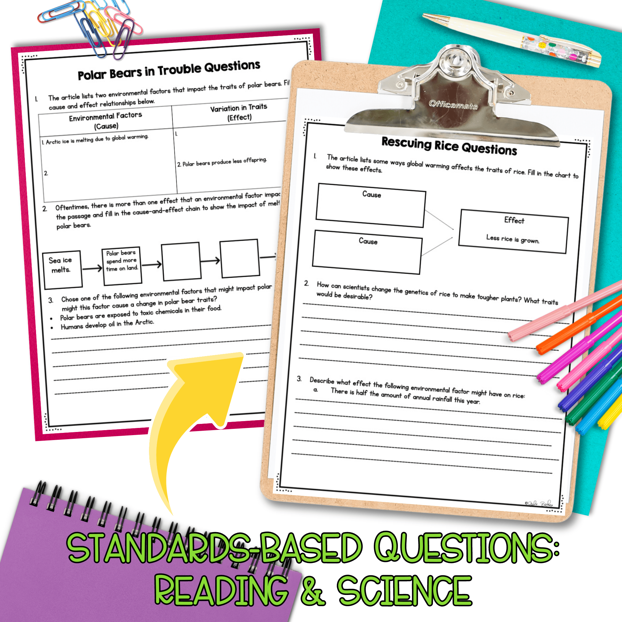 Environment & Traits NGSS 3-LS3-2 Science Differentiated Reading Passages - Image 3