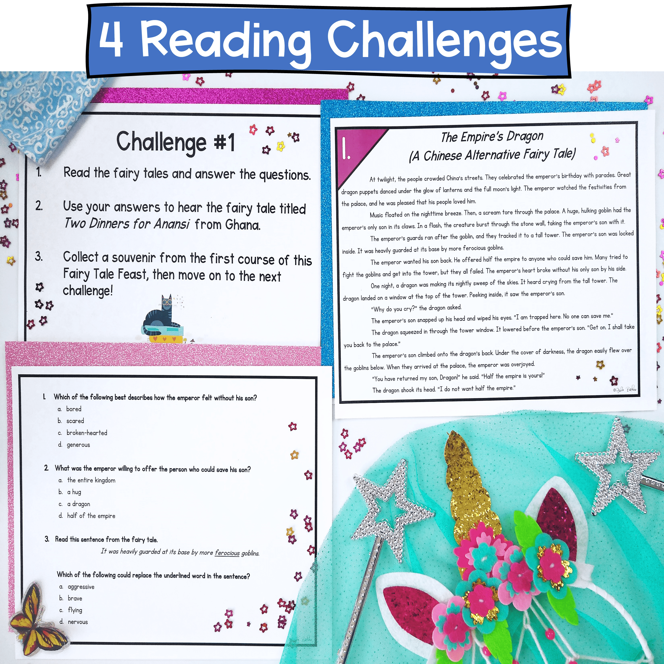 Fairytales Around the World Reading Escape Room Webscape 2nd 3rd Grade Passages - Image 2