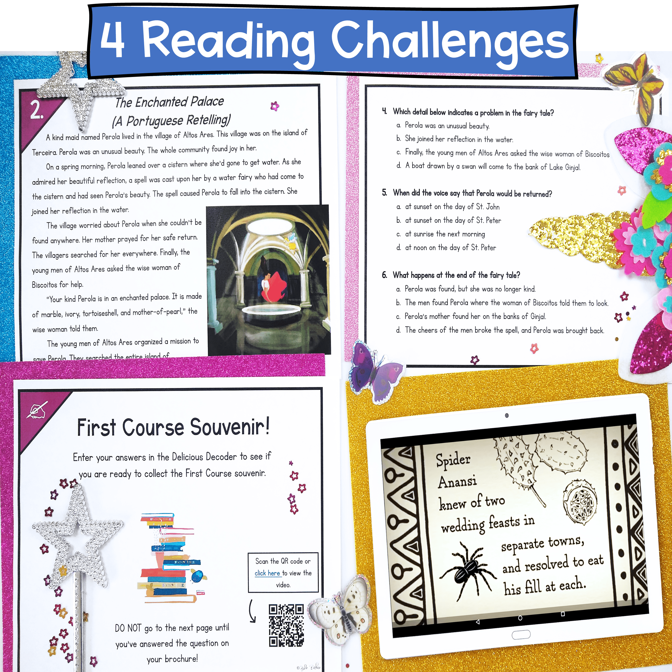 Fairytales Around the World Reading Escape Room Webscape 4th 5th Grade Passages - Image 2