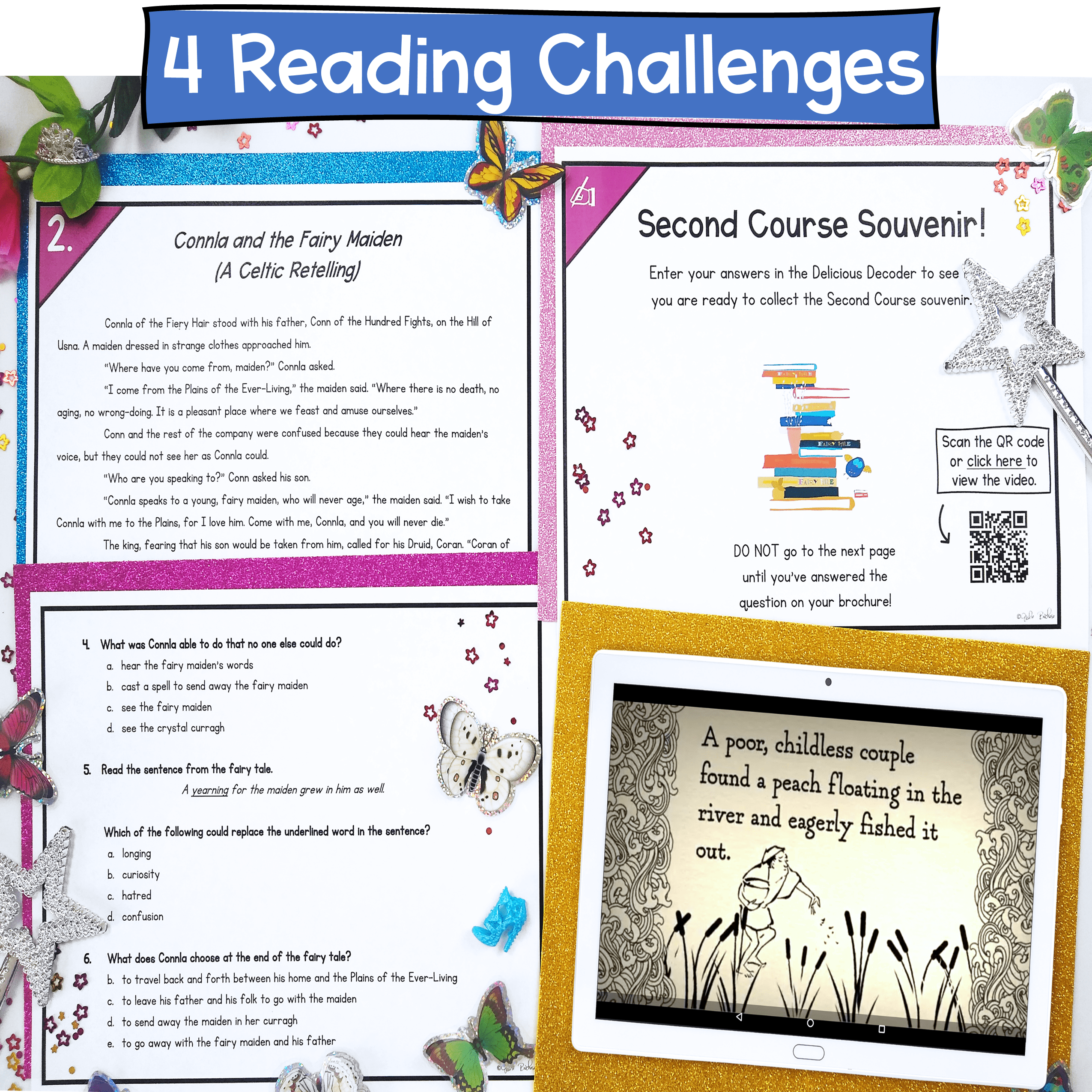 Fairytales Around the World Reading Escape Room Webscape 2nd 3rd Grade Passages - Image 3